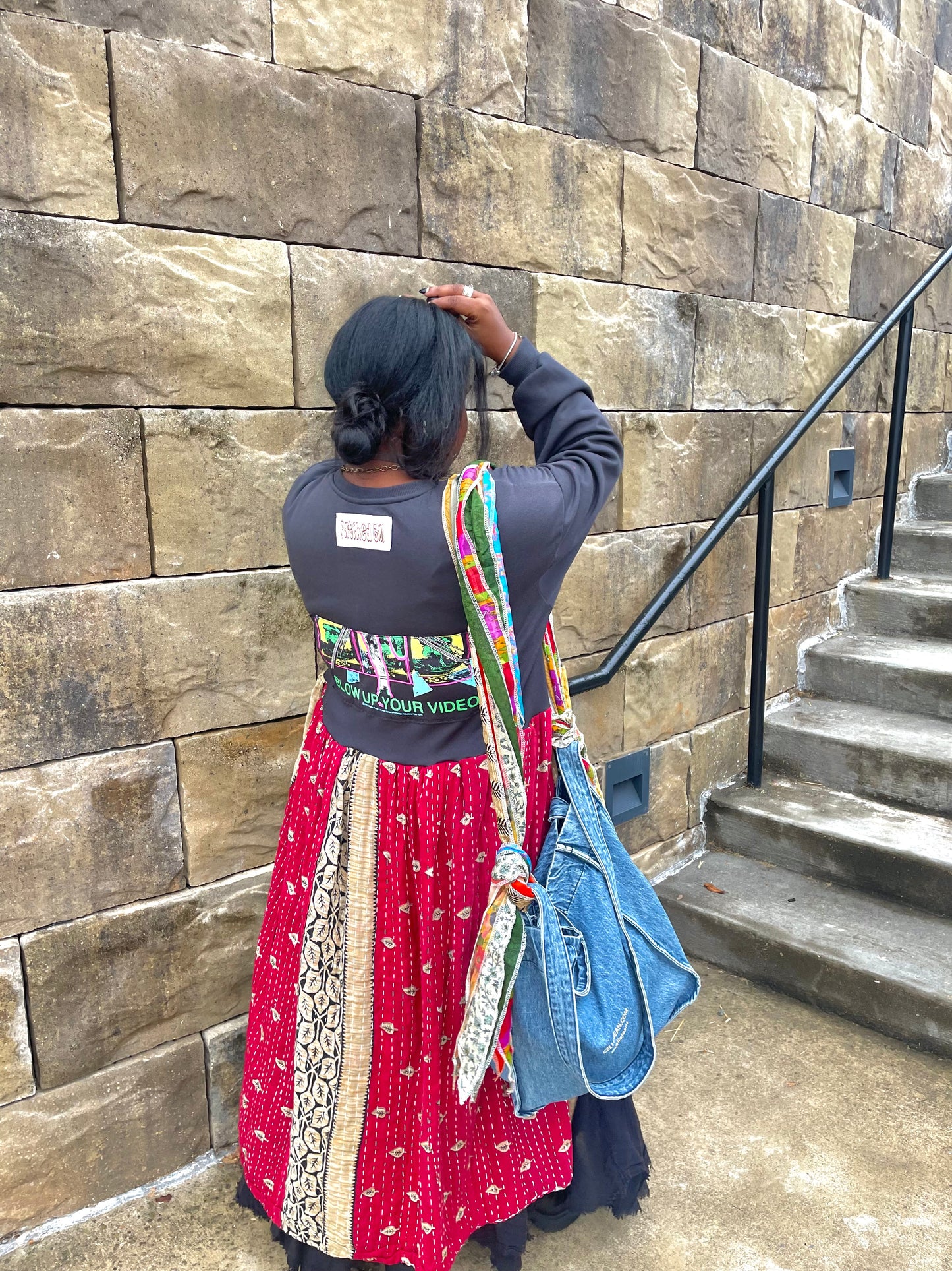 Patchwork Sari Scarf