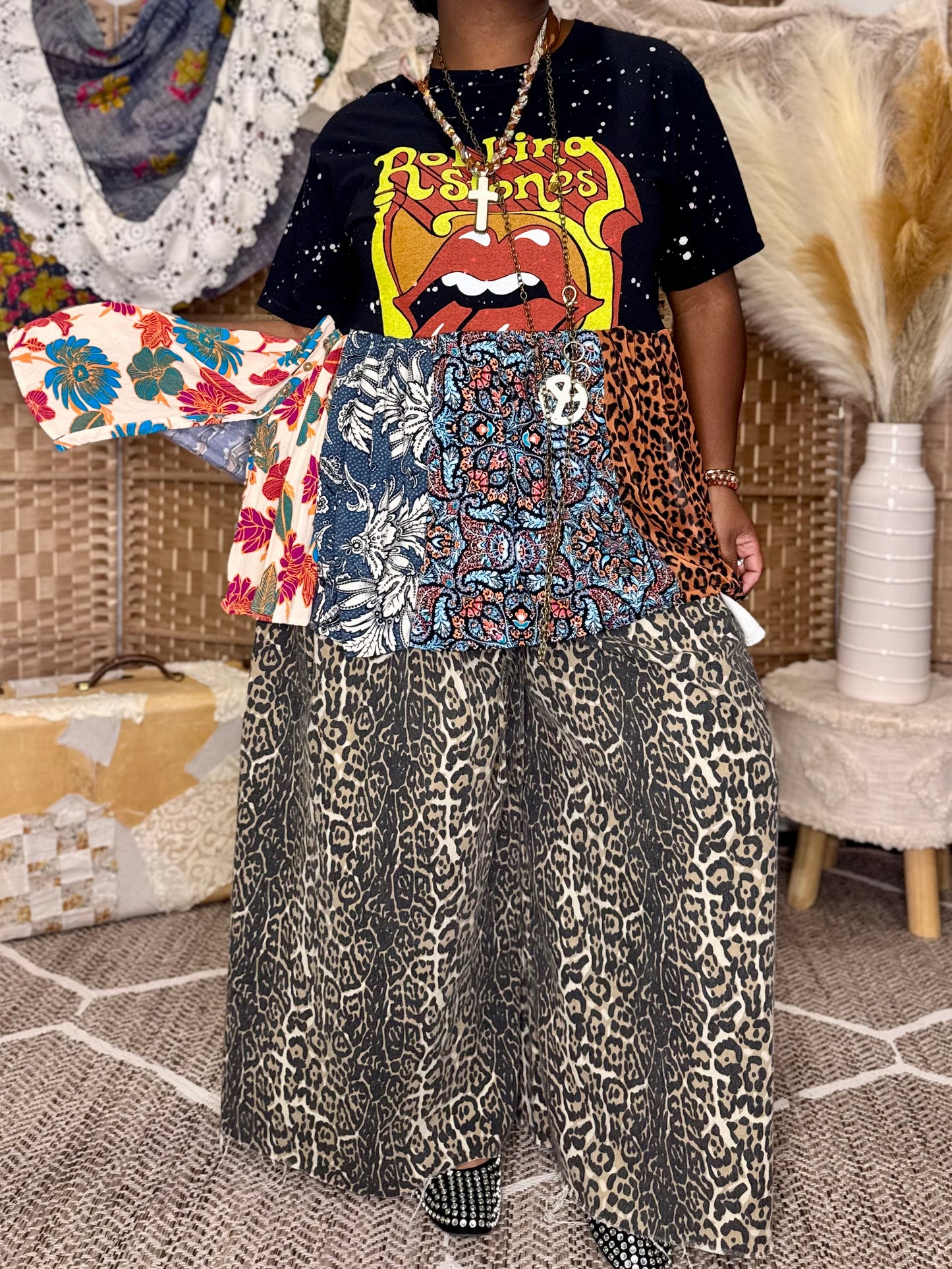 XXS-Large Rolling Stones Midi Tee