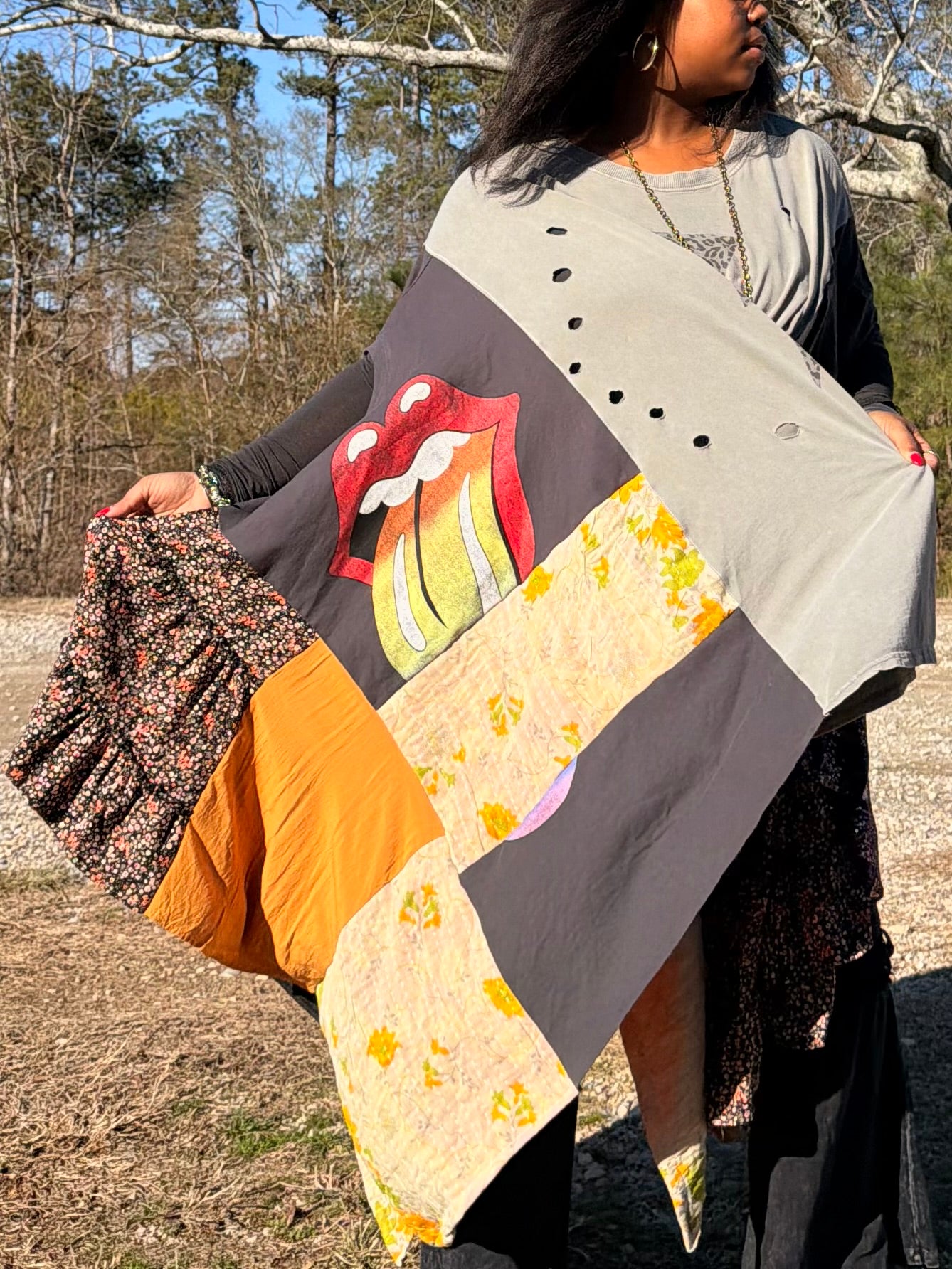 Extra Large-5XL Rolling Stones/ World Tour/ Lightening Bolt Trio Tee