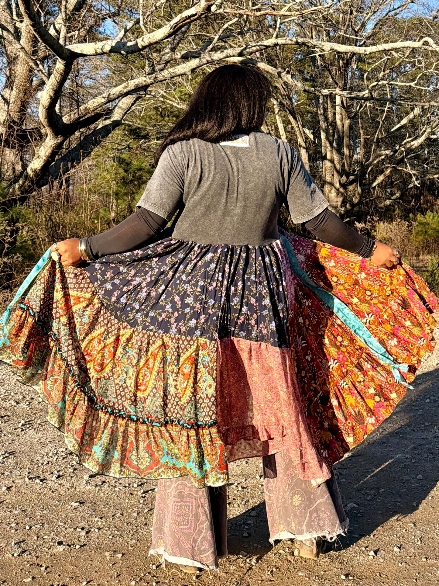 Small- Extra Large Wild West Maxi Tee