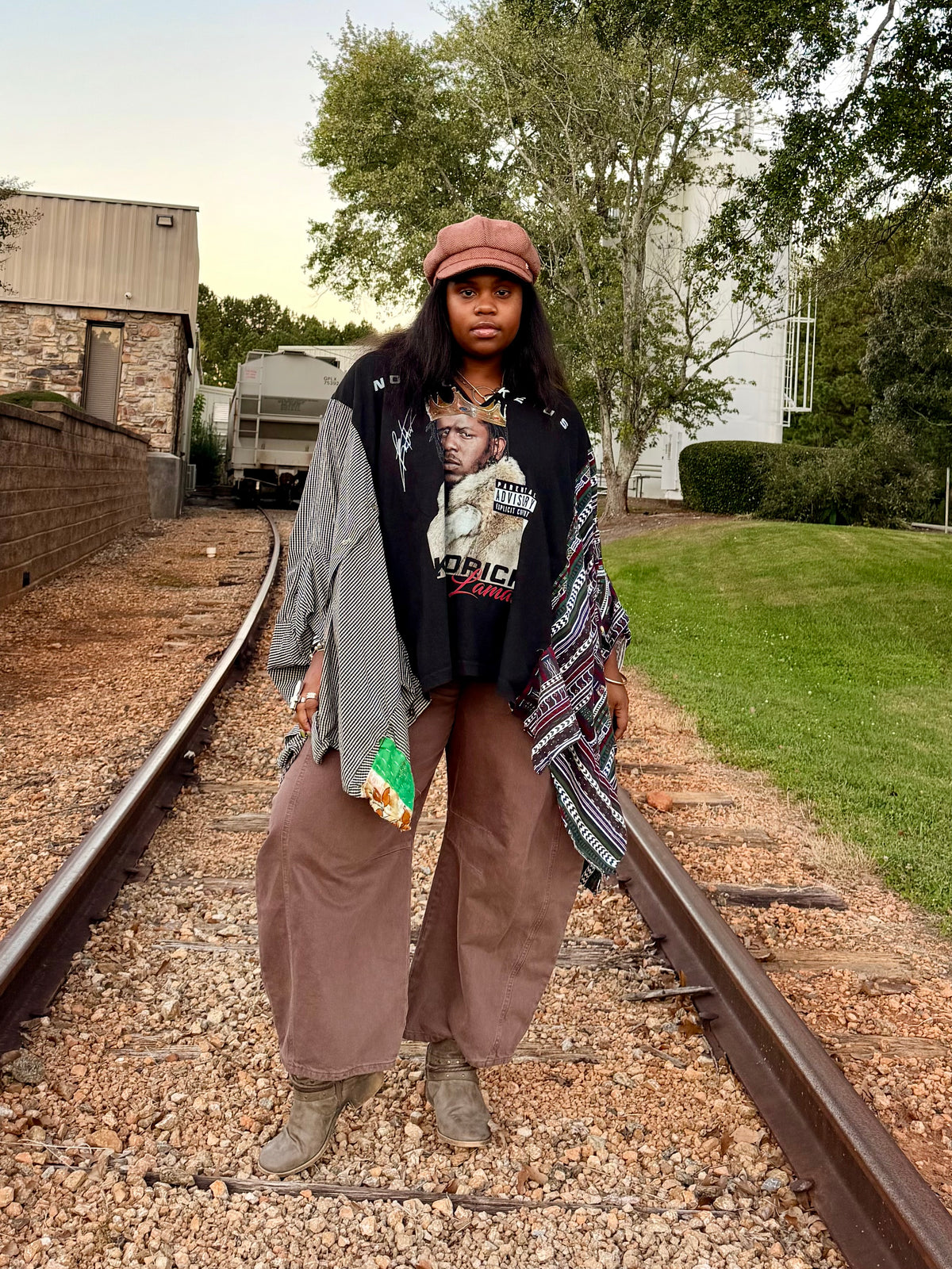 Large-4XL Kendrick Lamar Poncho Tee