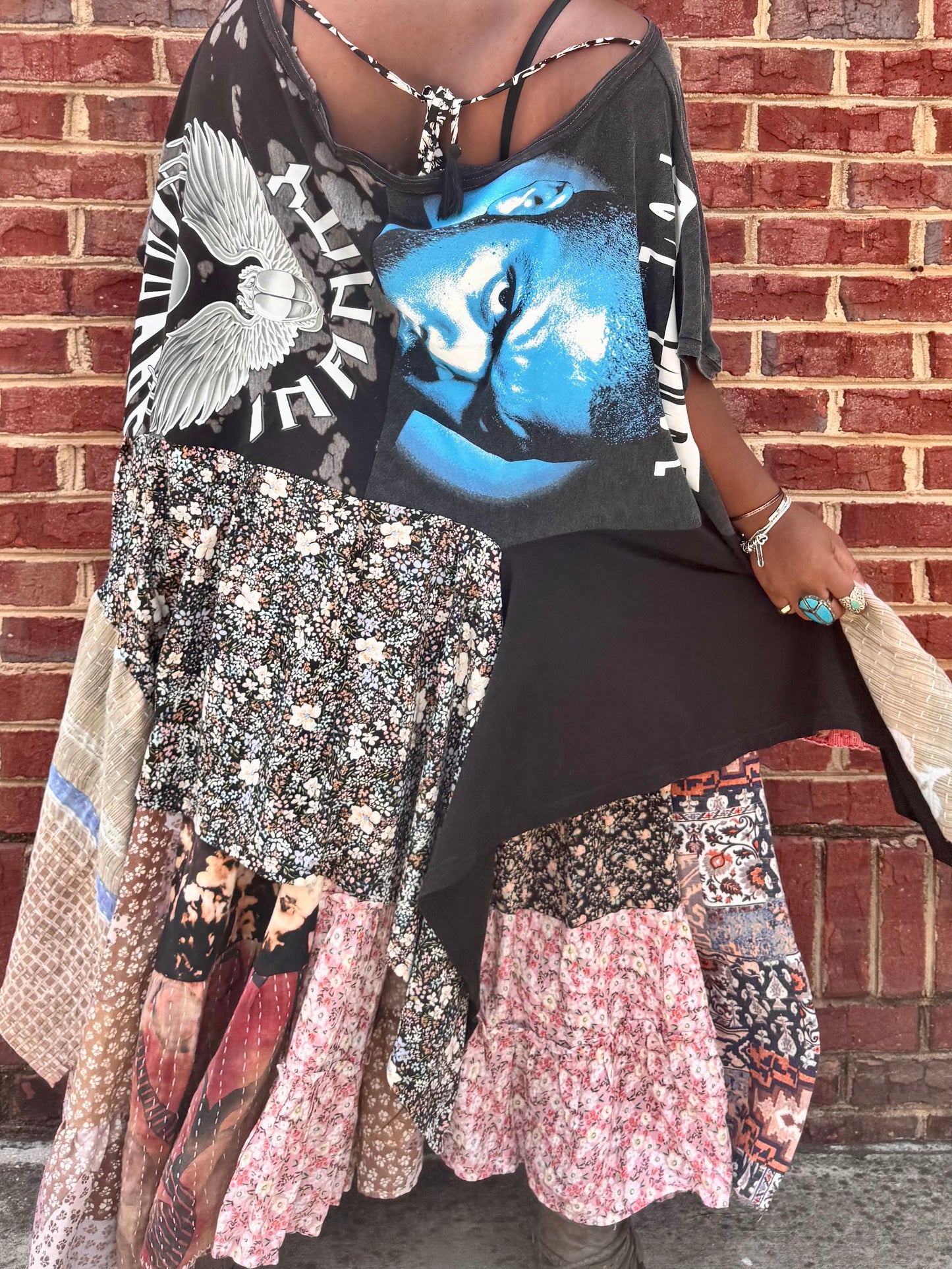 2XL-5XL Journey/ Ice Cube Poncho