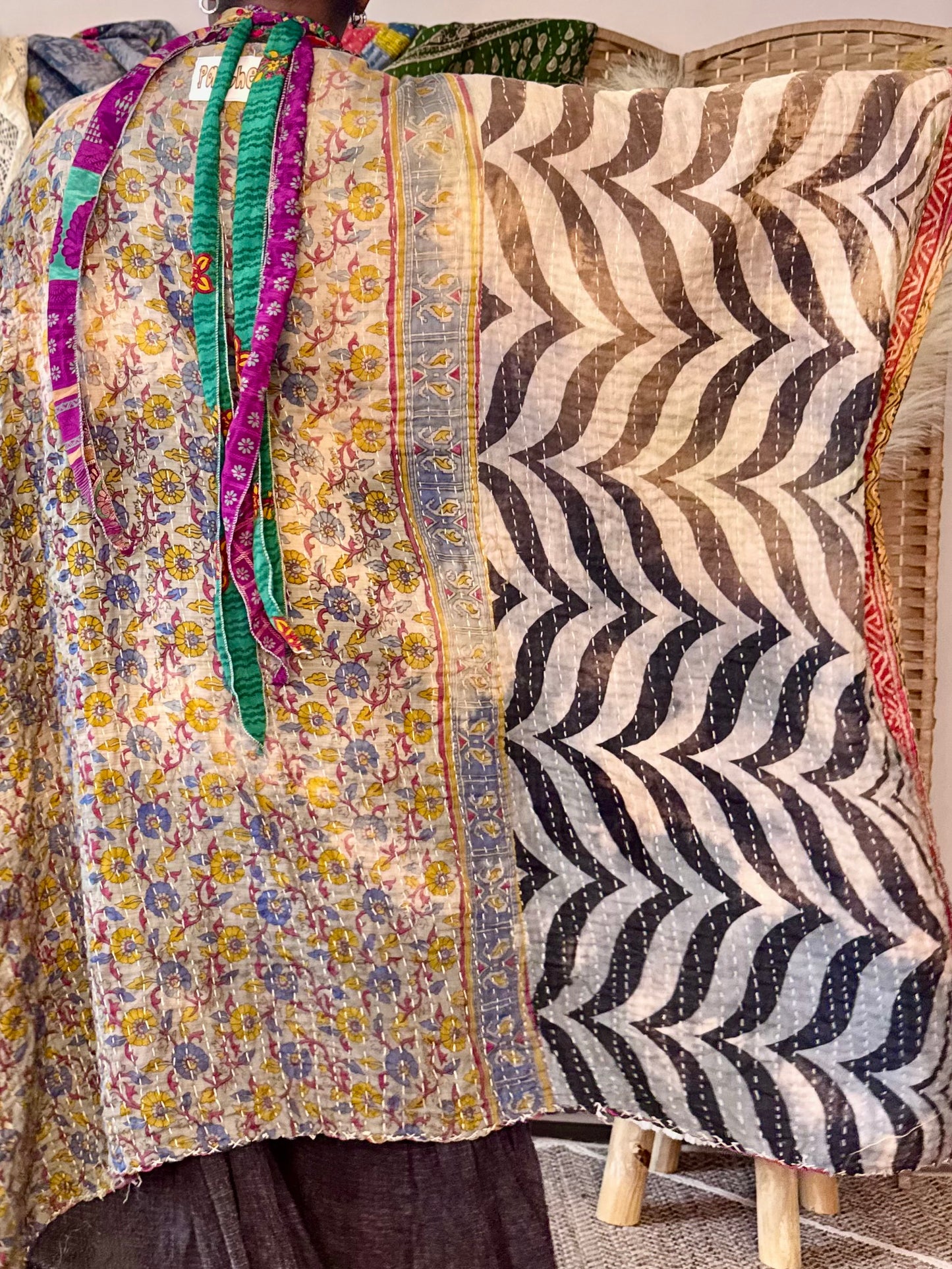 Small-4XL ACDC Kimono Tee