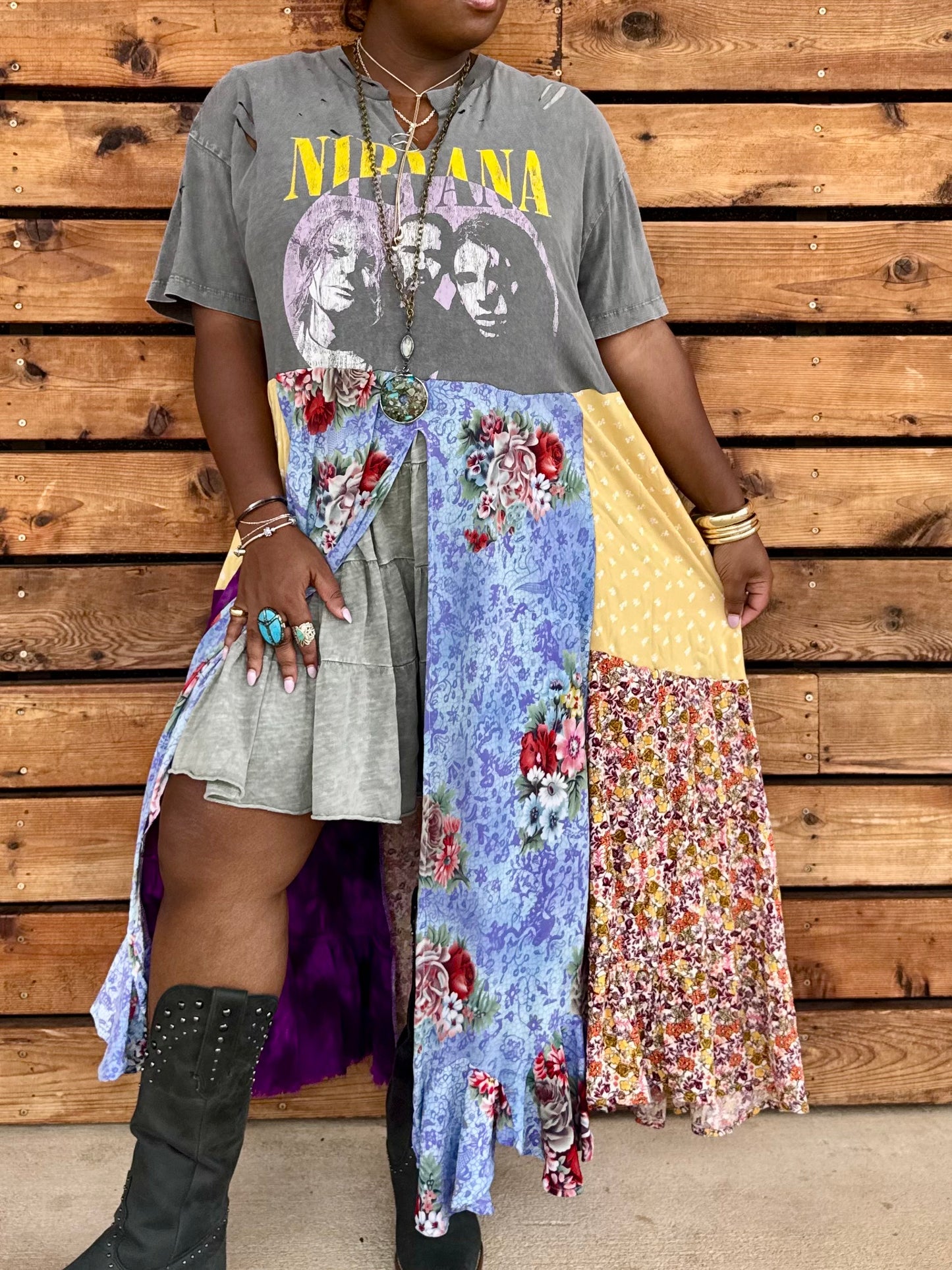 XXS-Extra Large Nirvana Maxi Tee