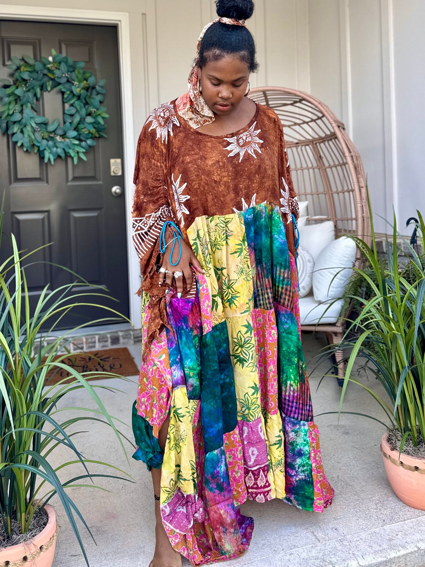 Large-6XL Sunshine Kaftan Dress