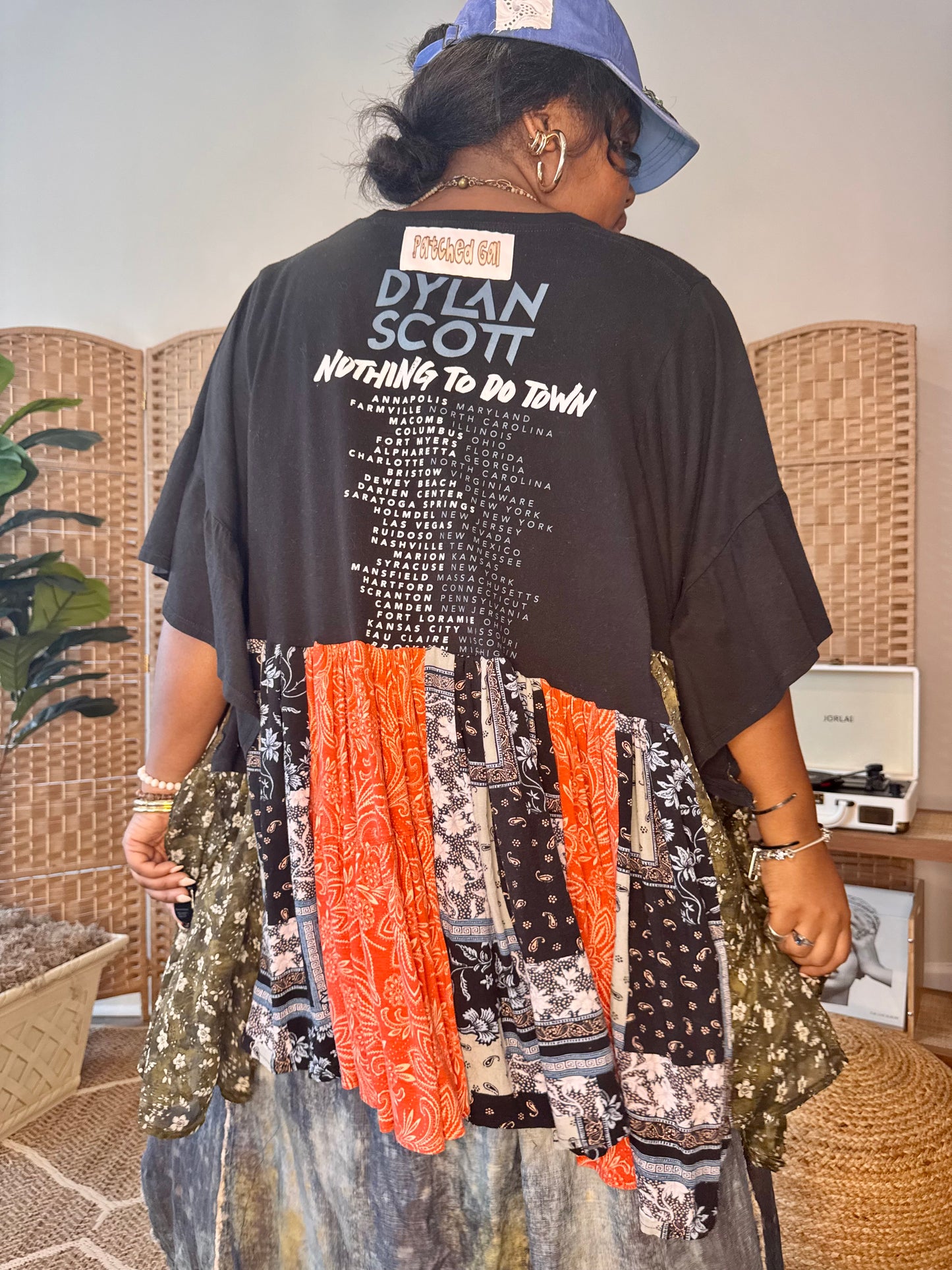 XXS-2XL Dylan Scott Midi Tee Kimono