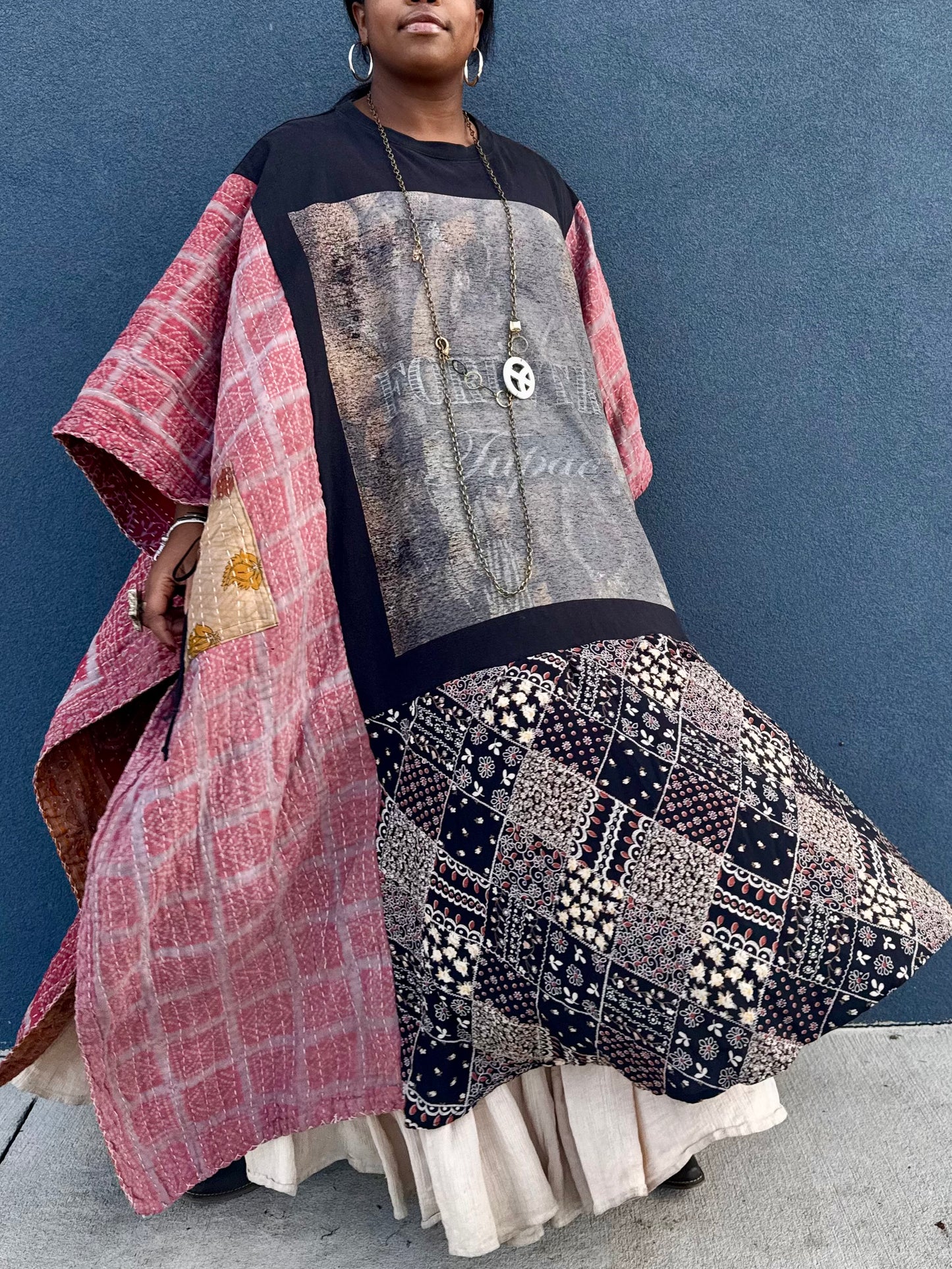 Large-5XL Tupac Kaftan Maxi Dress