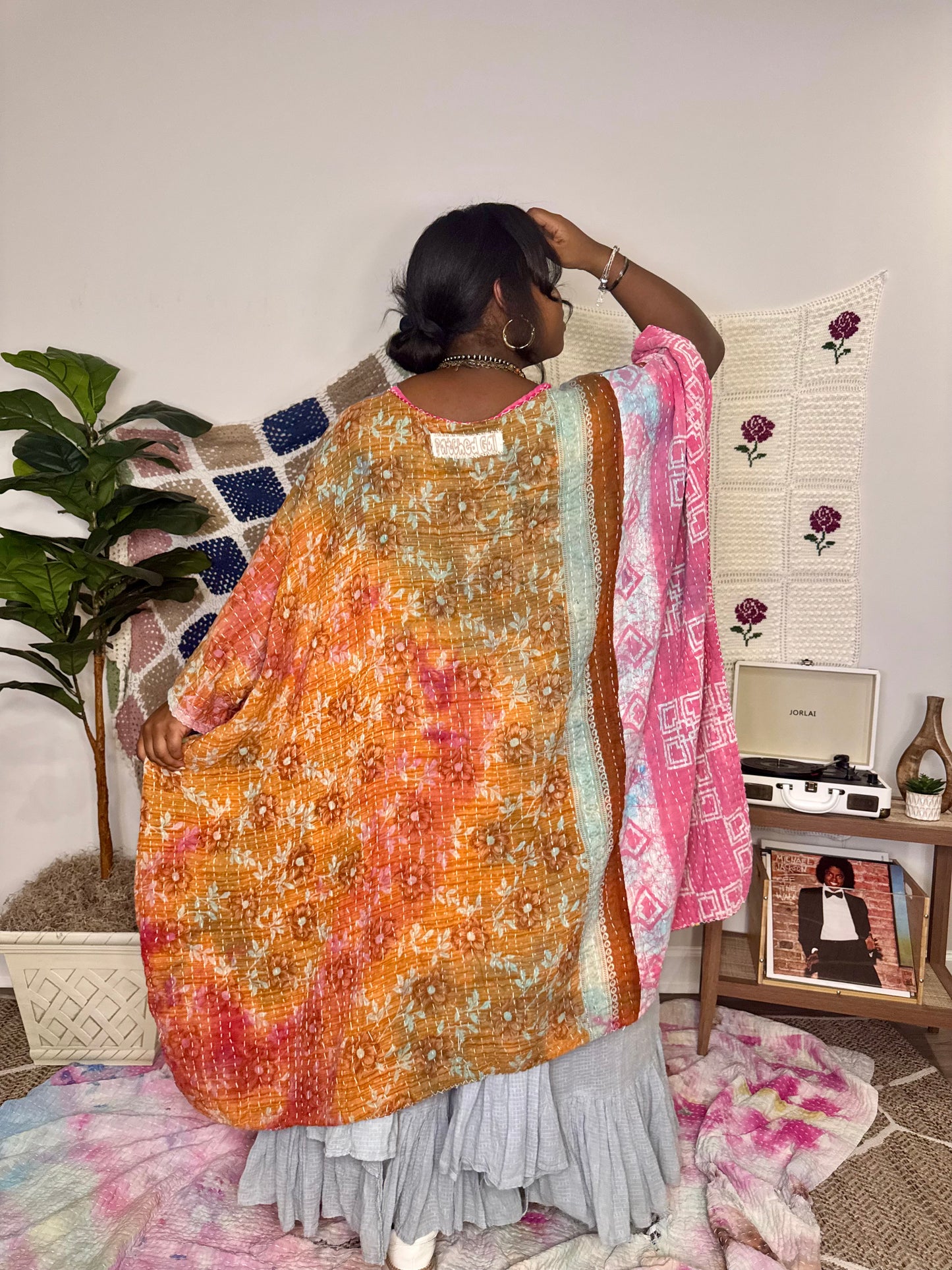 Small-3XL ACDC Kimono Tee