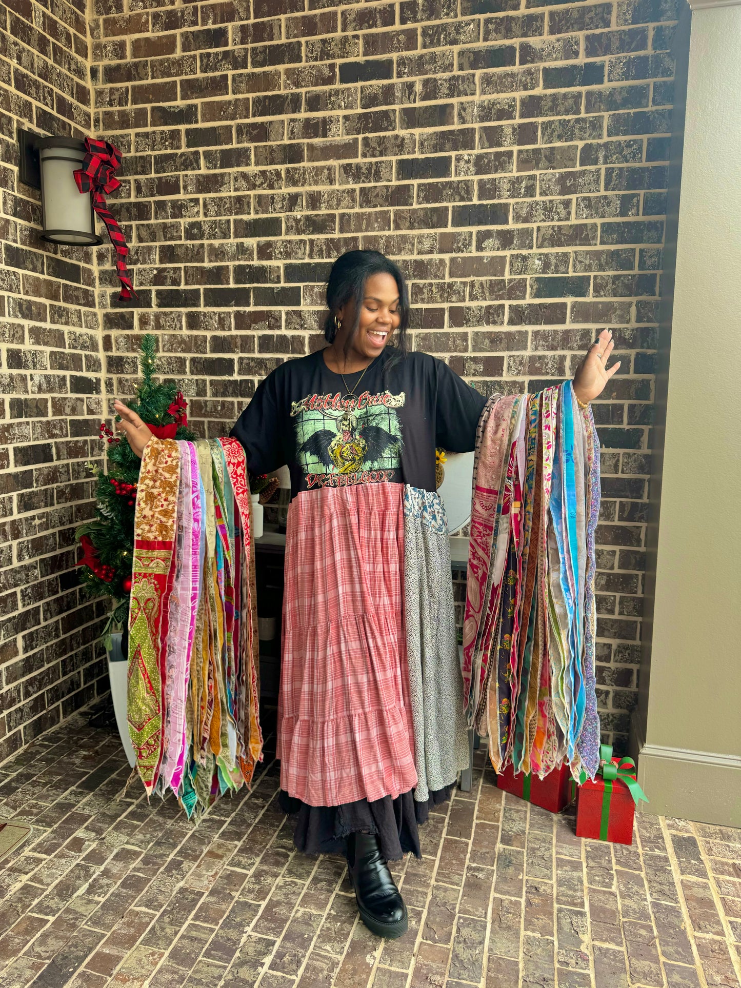 Patchwork Sari Scarf