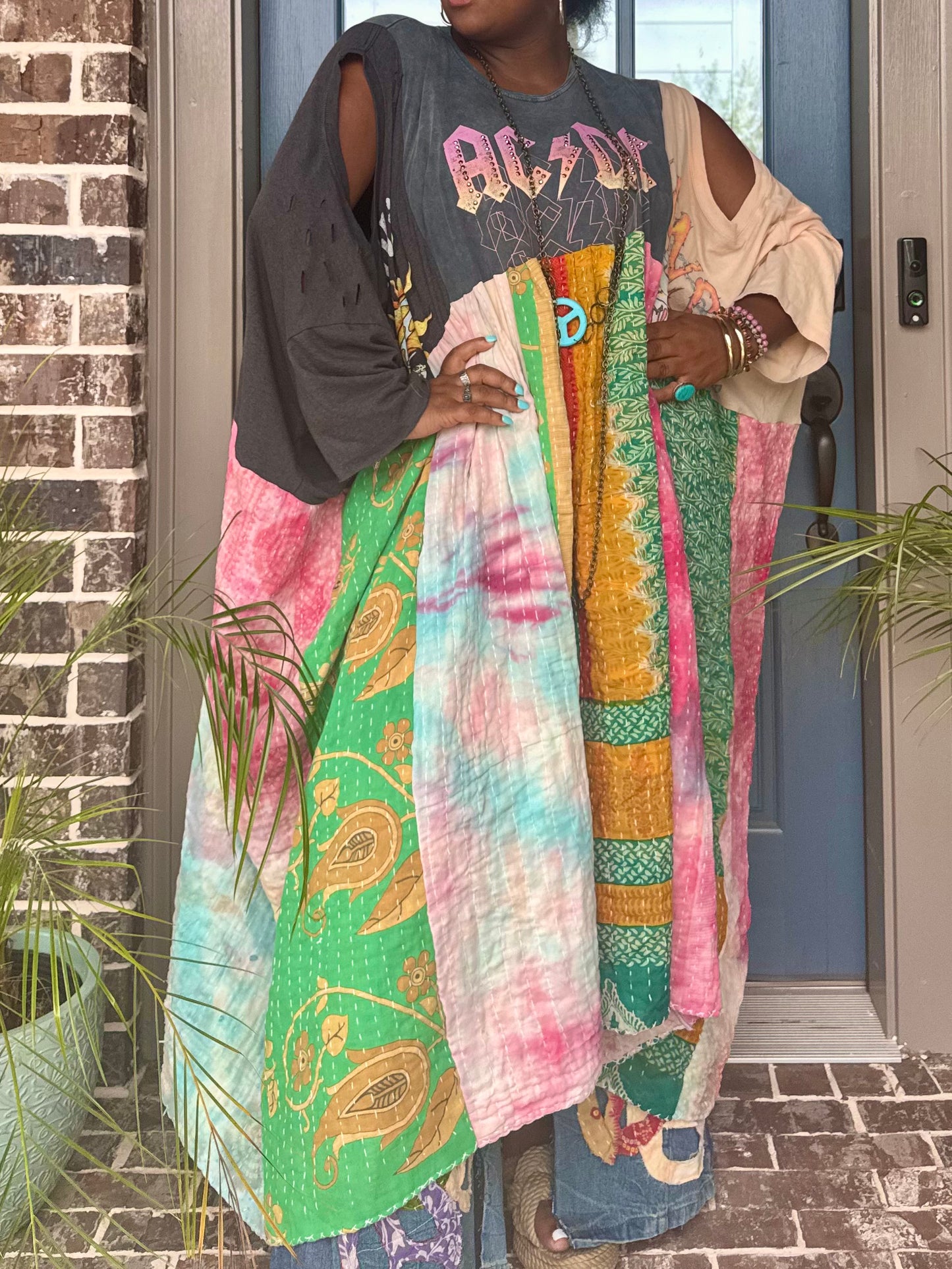 Large-6XL ACDC/Guns N Roses/ Sublime Trio Dress