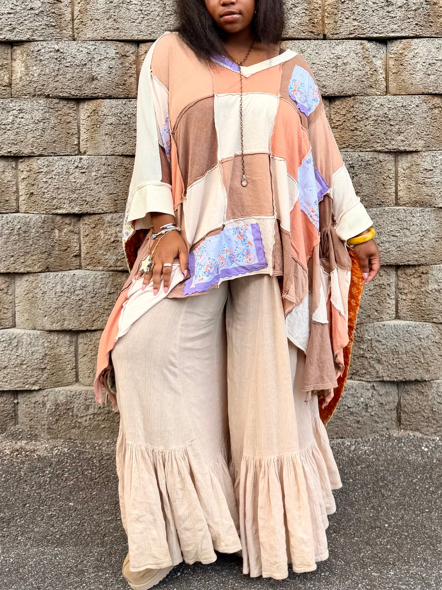Medium-3XL Patchwork Swing Tee