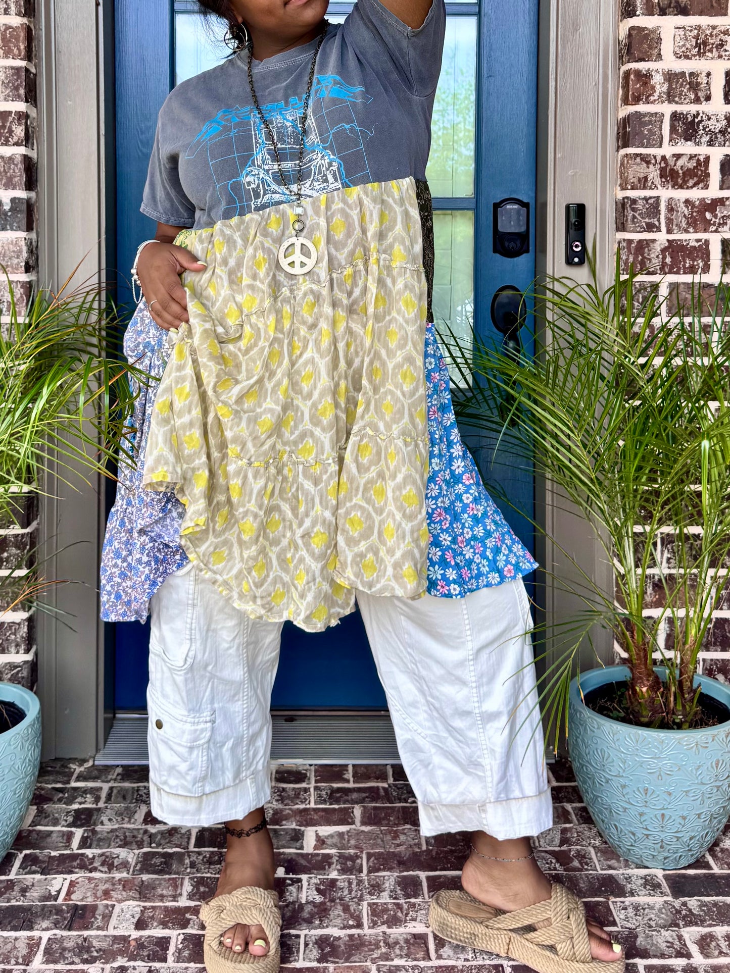 XXS-Medium Metallica Maxi Dress