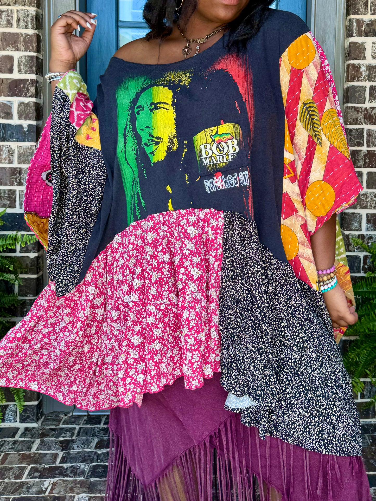 Medium- 3XL Bob Marley Kaftan Poncho