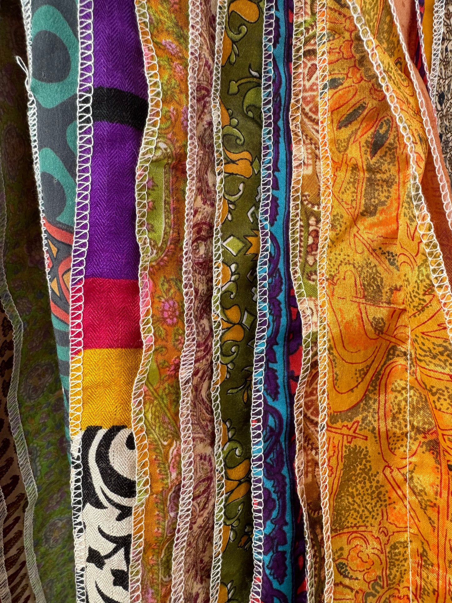 Patchwork Sari Scarf