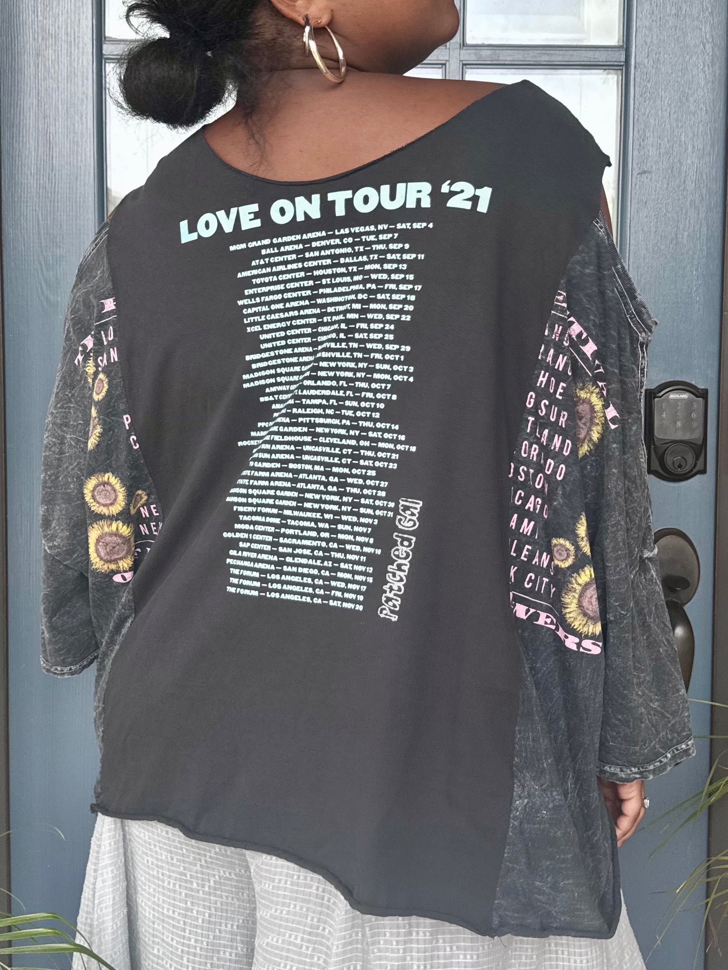 XXS-Extra Large Harry Styles Cold Shoulder Graphic Tee