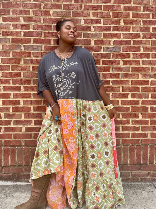 2XL-5XL Beth Dutton Maxi Dress