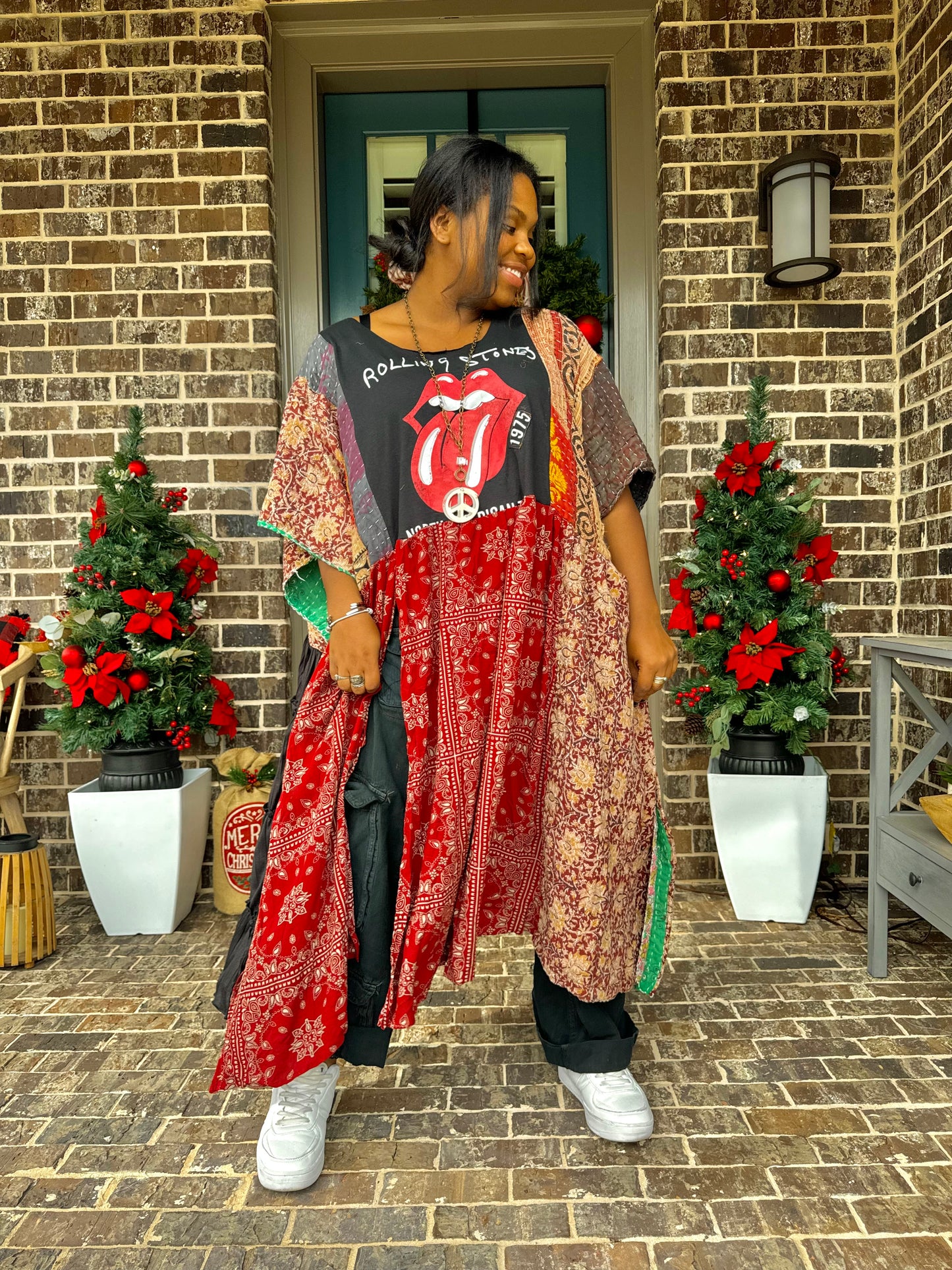 Medium- 4XL Rolling Stones Kaftan Maxi Tee