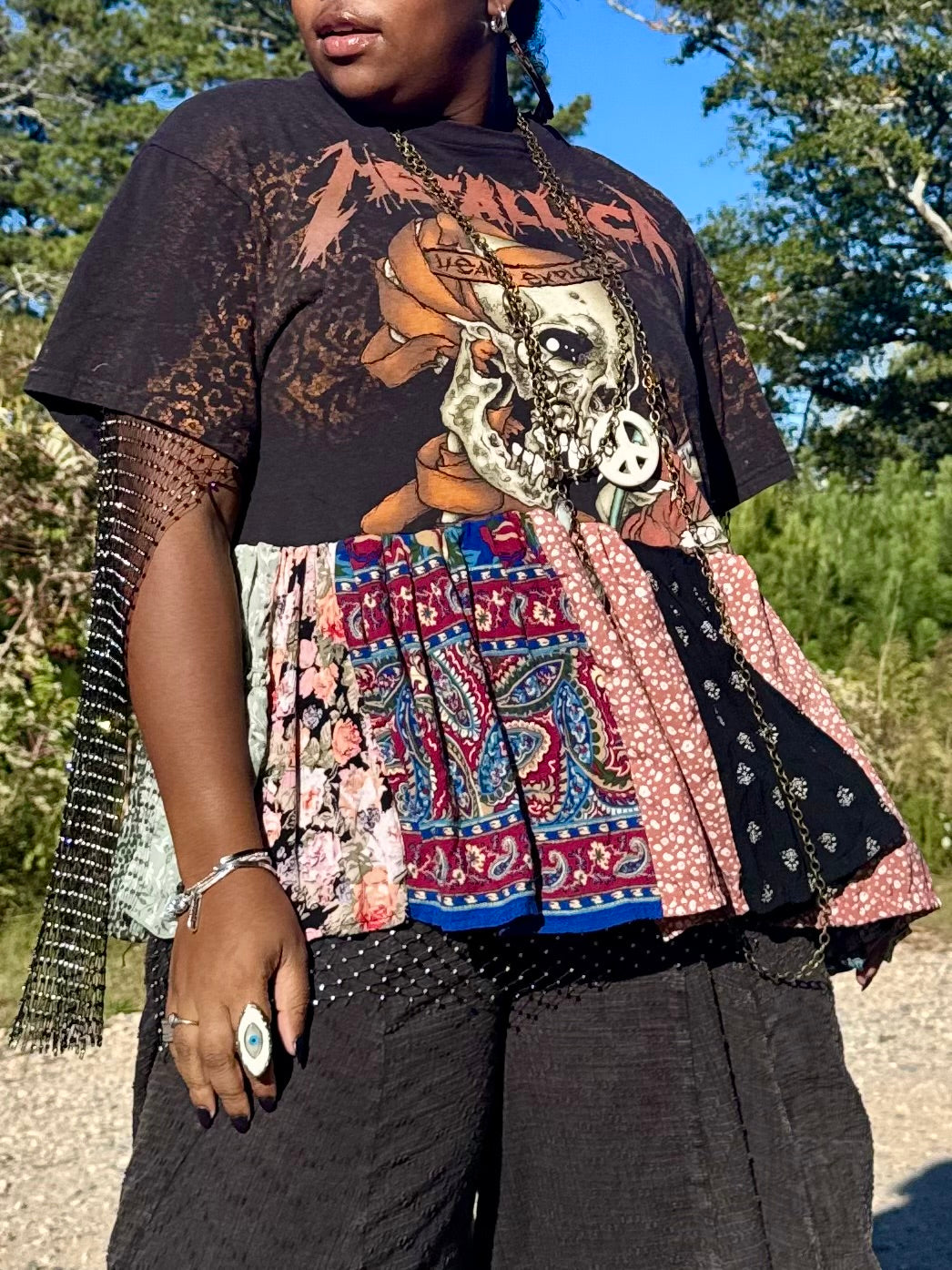 XXS- Large Metallica Midi Tee