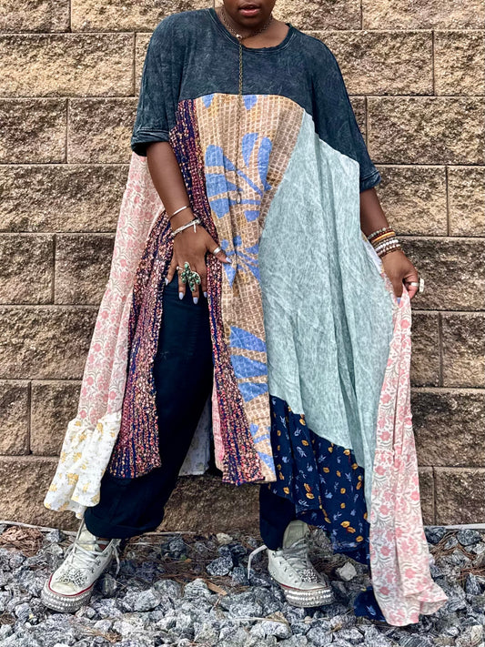 Extra Large-5XL Crewneck Swing Maxi Tee