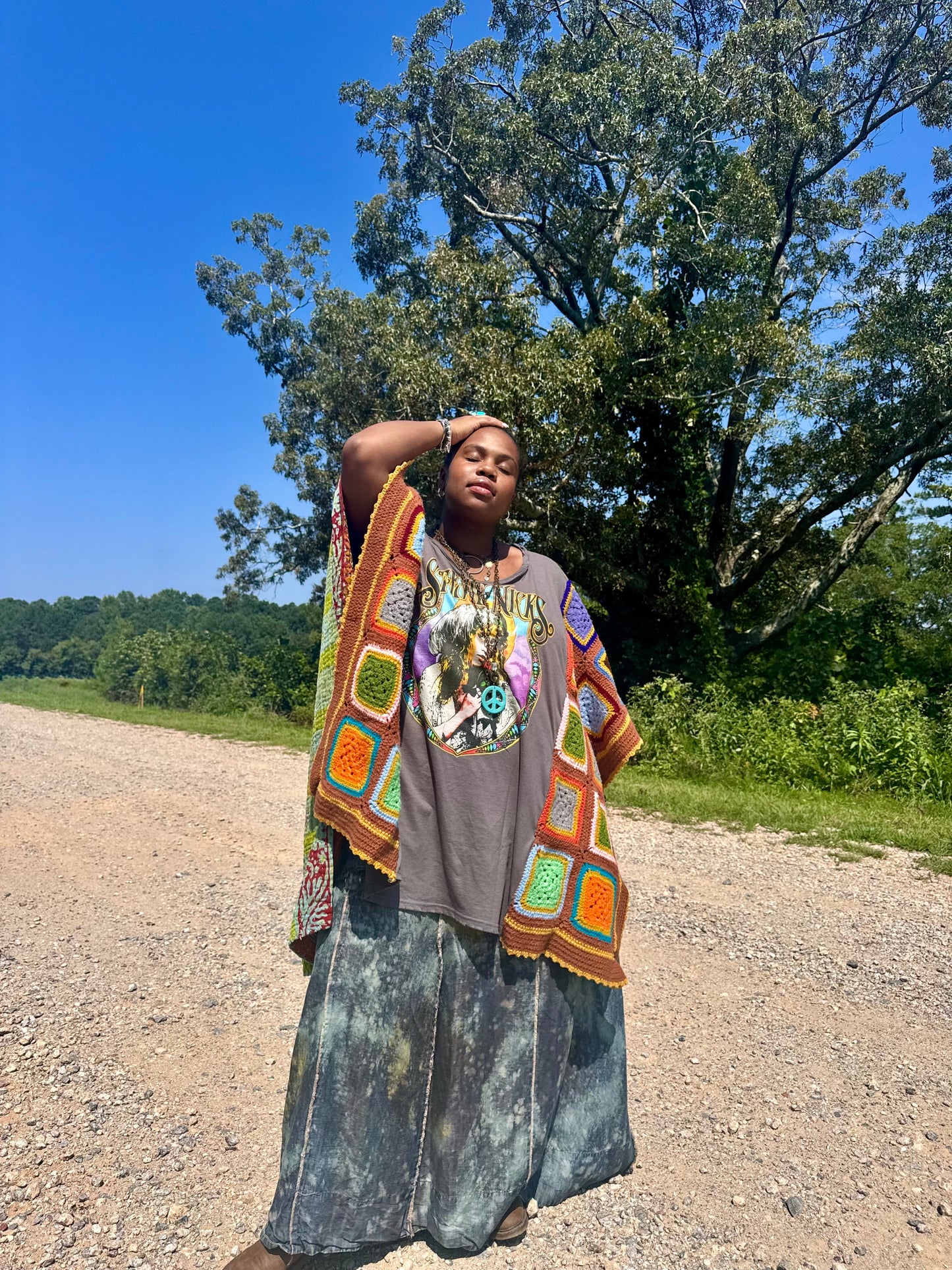 Extra Large-5XL Stevie Nicks Kimono Tee