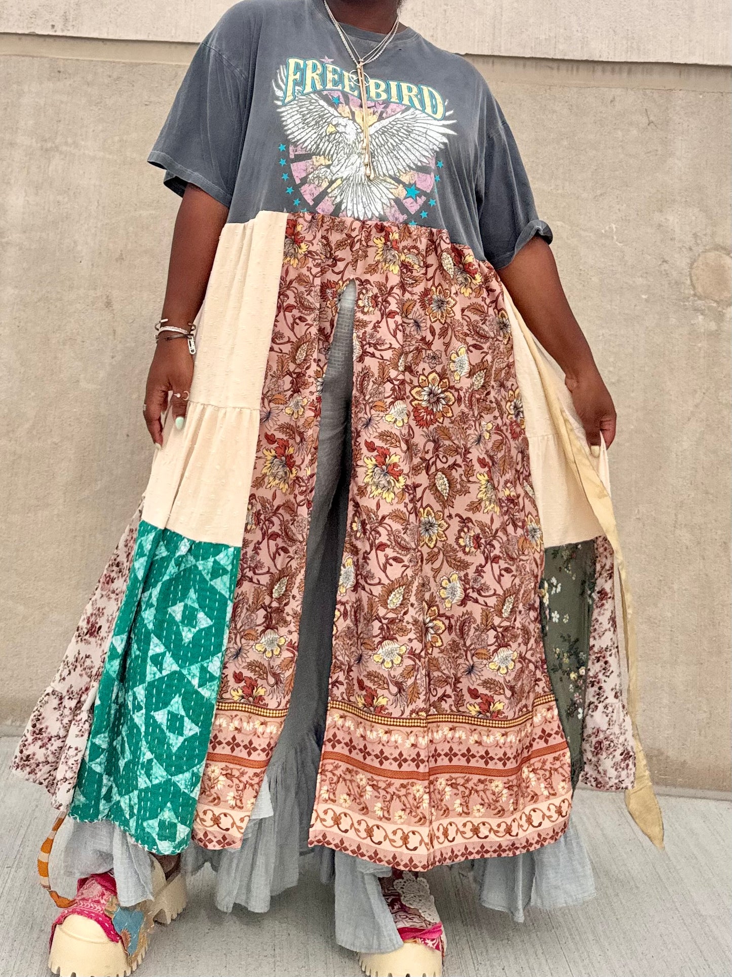 XXS-Large Free Bird Maxi Tee