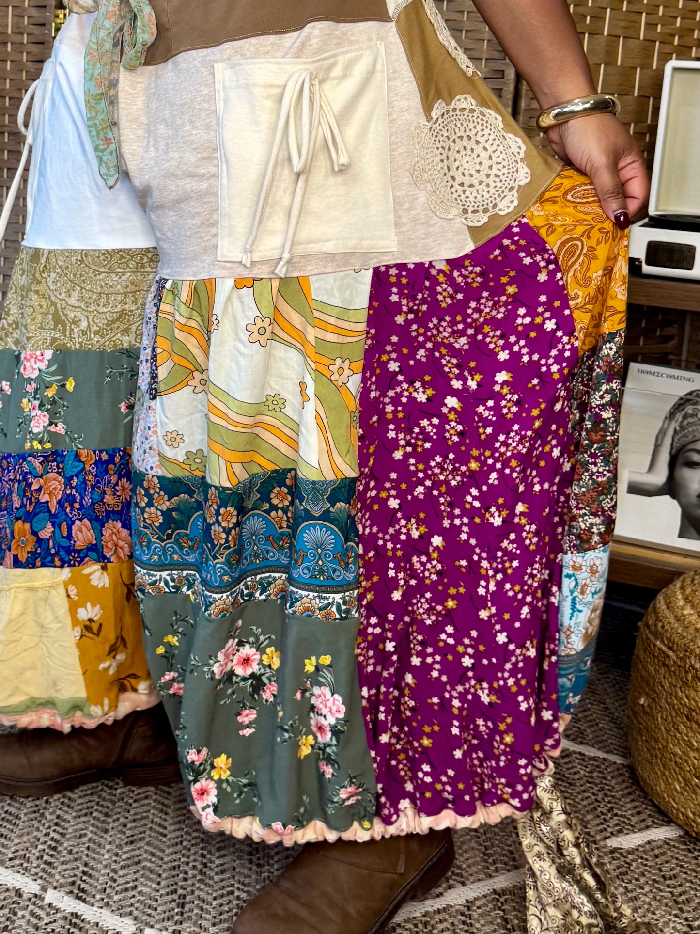 Extra Small- Extra Large Lace Doiley Luxury Sweatpants