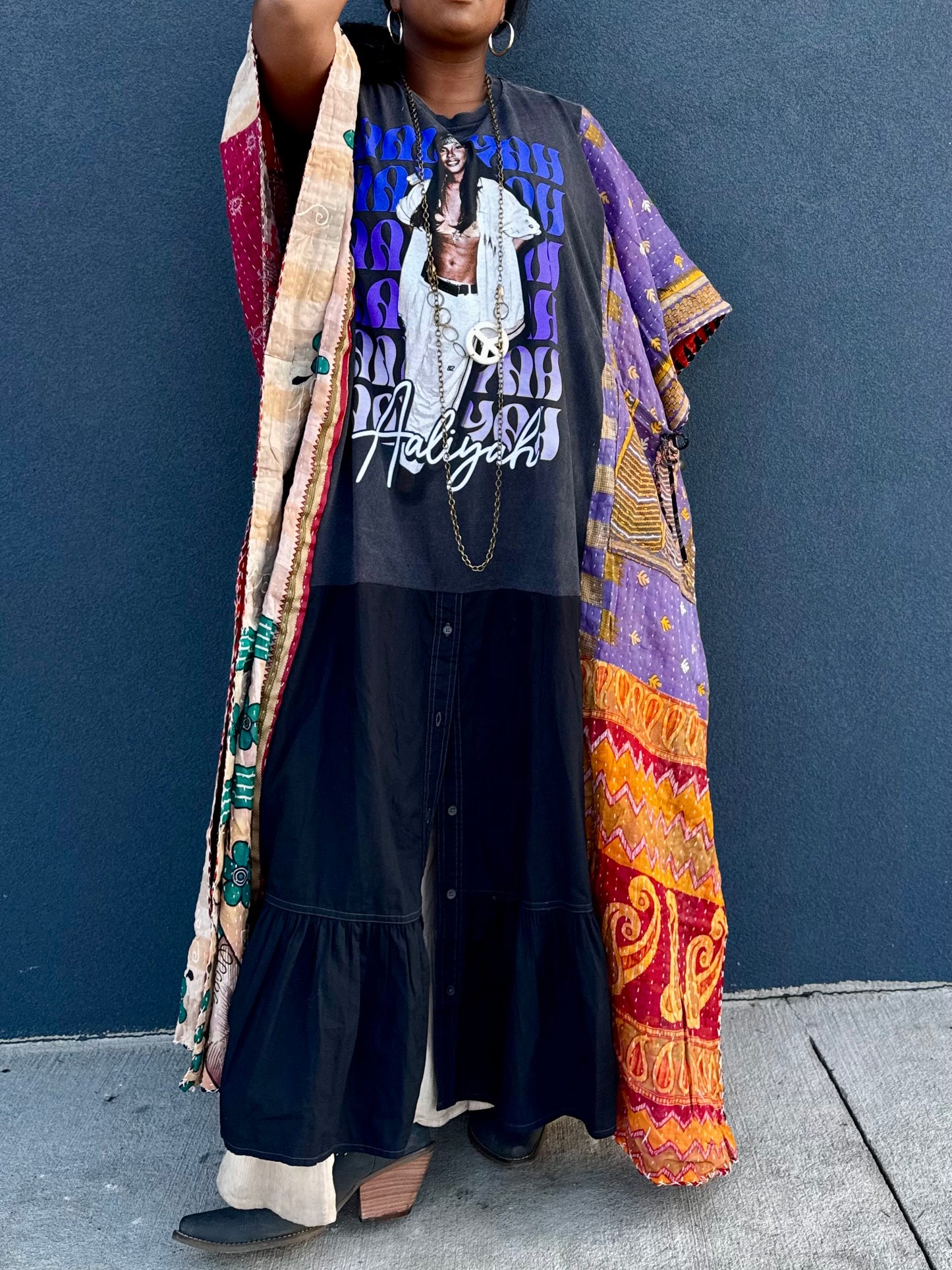 Medium-3XL Aaliyah Kaftan Maxi Dress