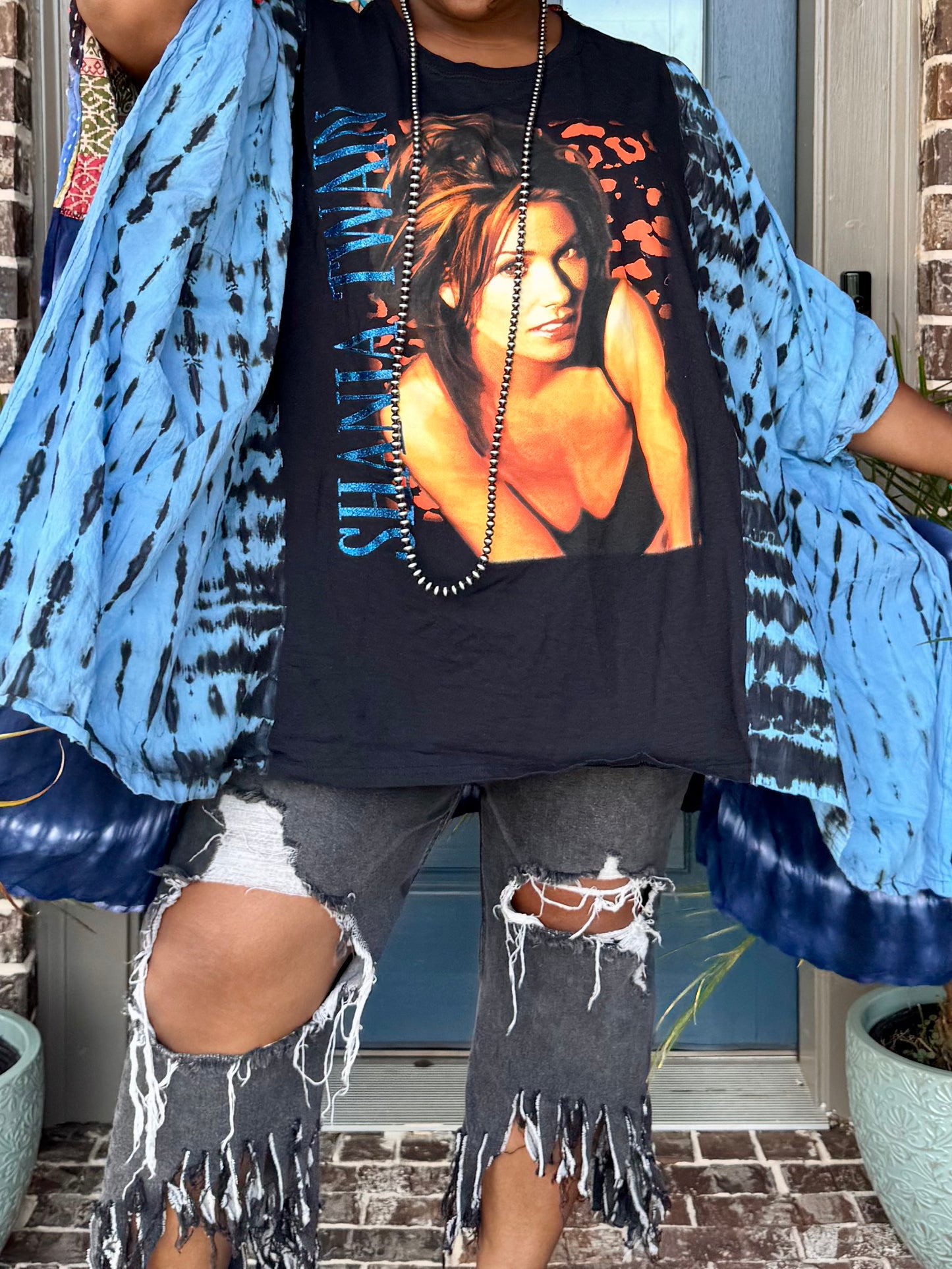 Small-3XL Shania Twain Kaftan Poncho