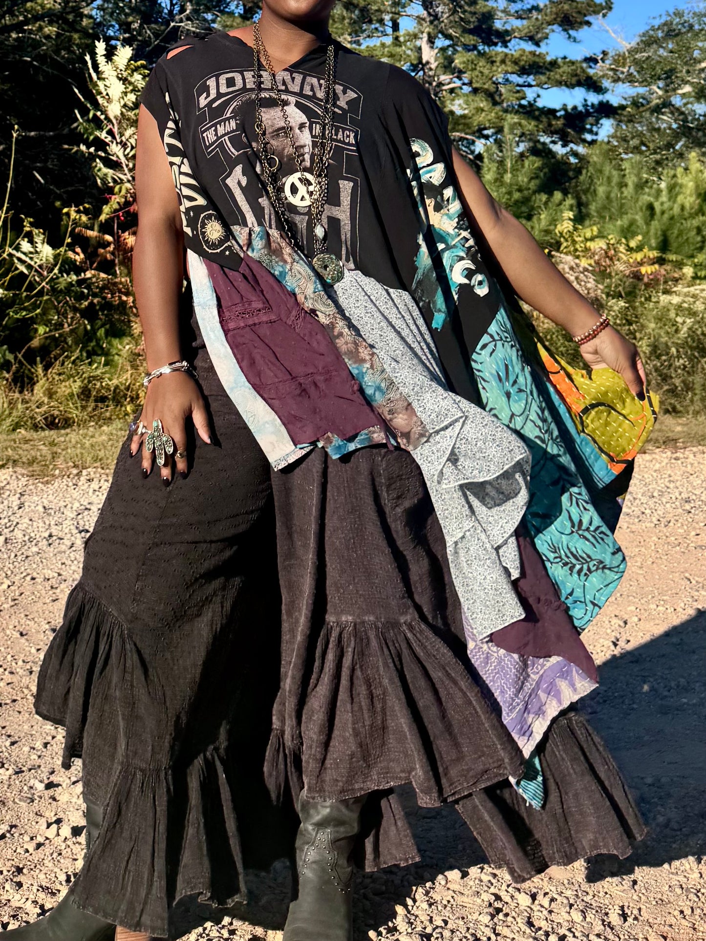 Small-2XL Johnny Cash/ Panic At The Disco Trio Tee