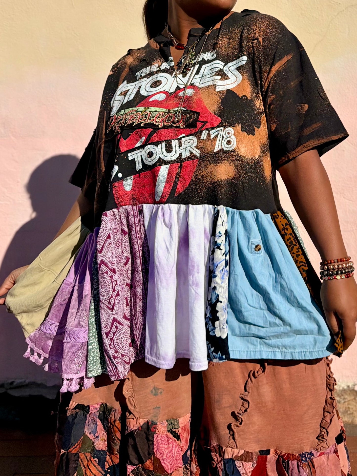 Medium- 2XL Rolling Stones Midi Tee