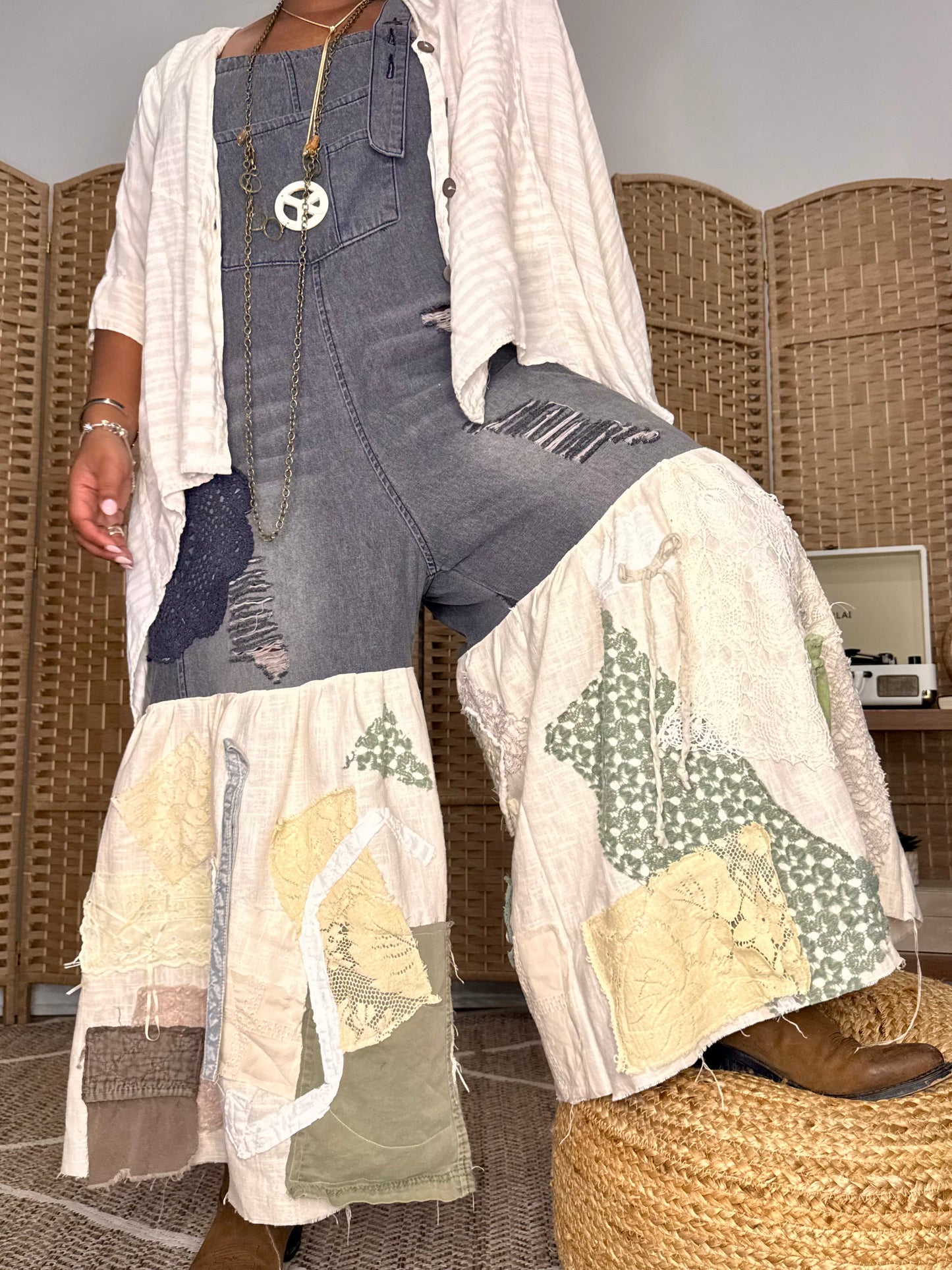 Small-1XL Blessed Luxury Overalls