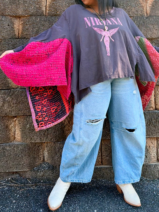 XXS-Extra Large Nirvana Swing Tee