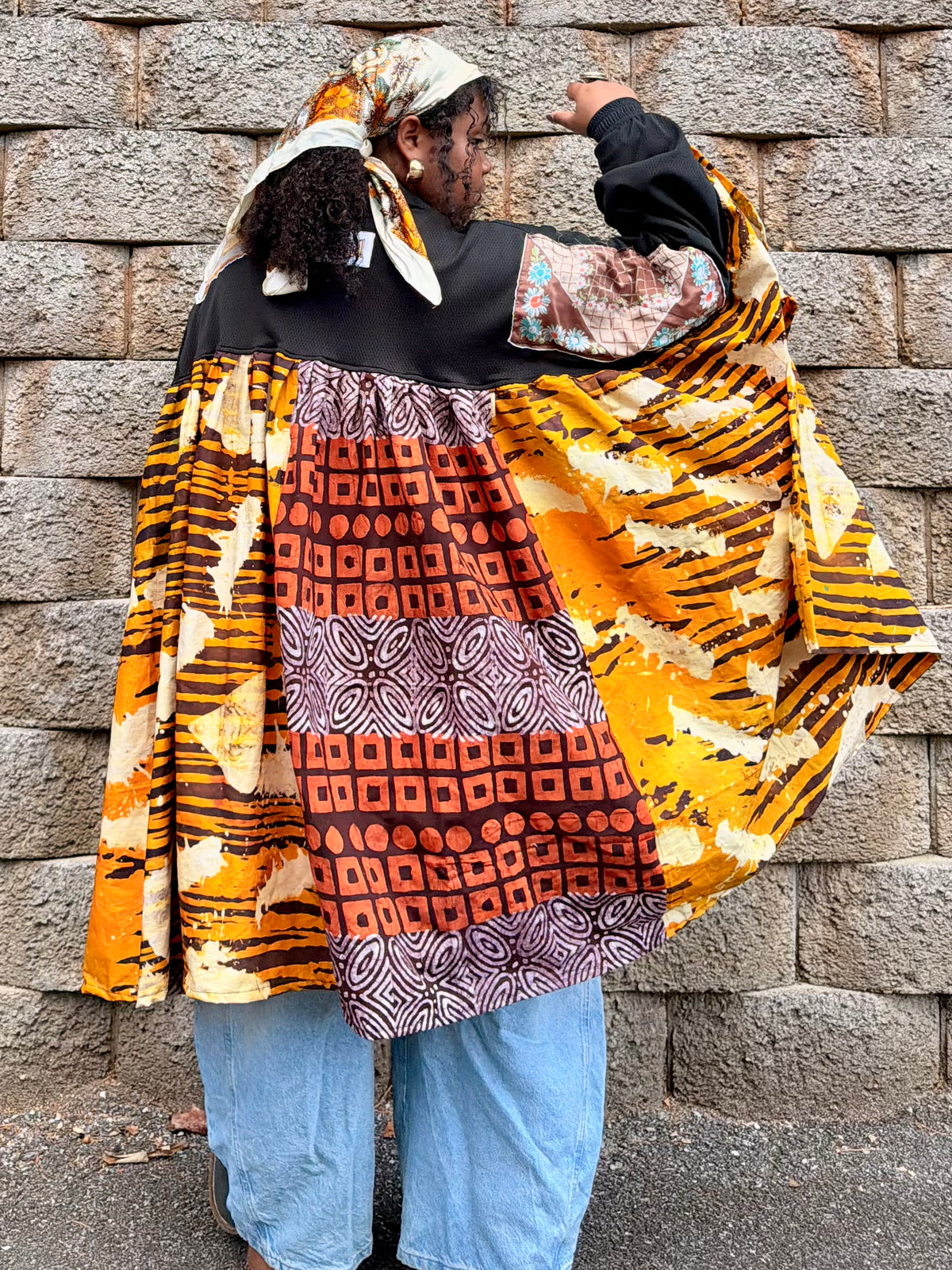 Extra Large-5XL Patchwork Luxury Jacket