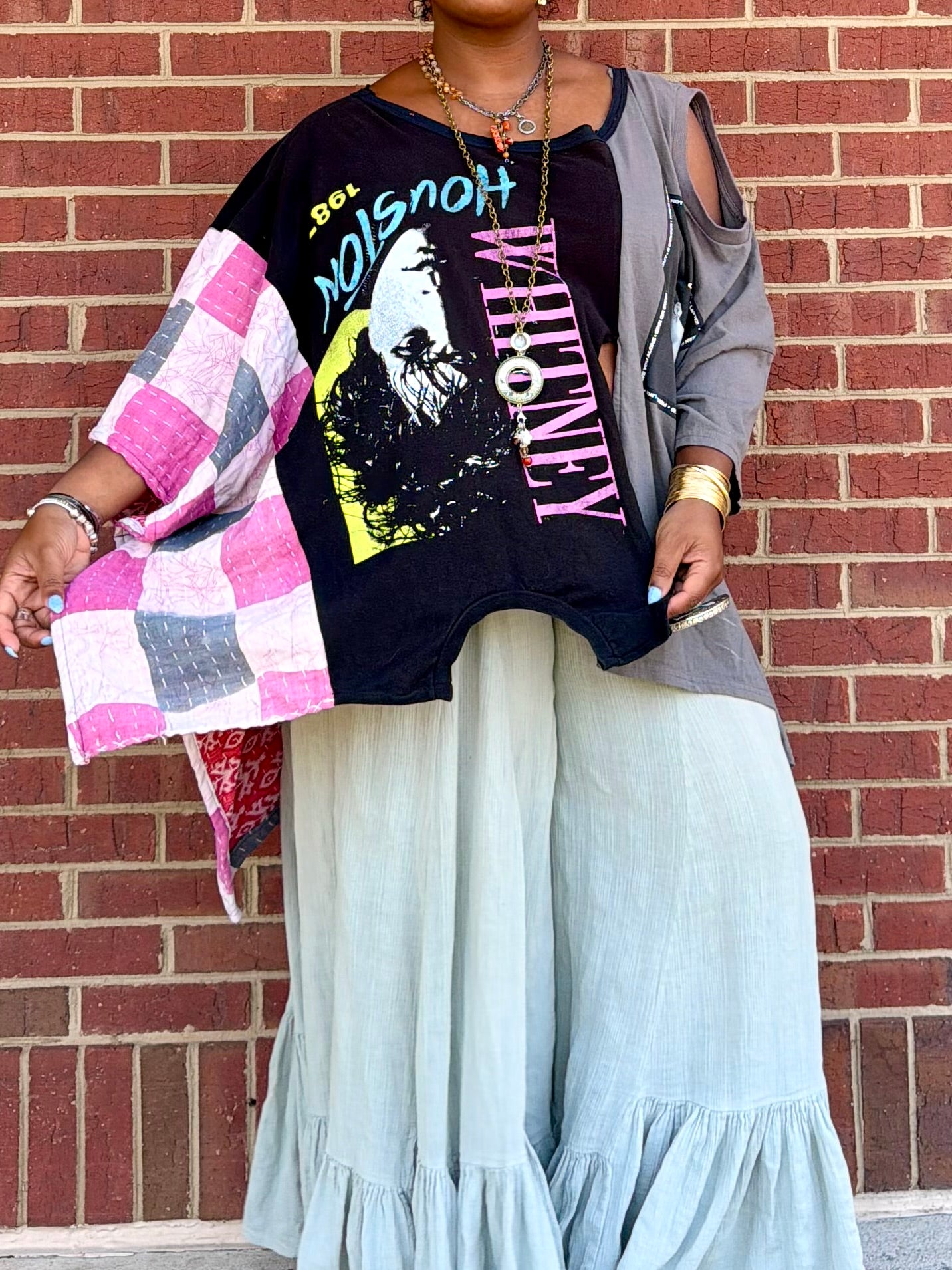 XXS-1XL Whitney Houston/ Ella Mai Split Tee