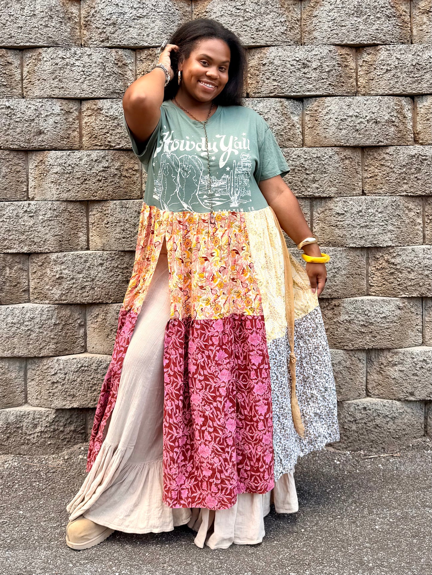 Extra Small-Extra Large Howdy Maxi Tee