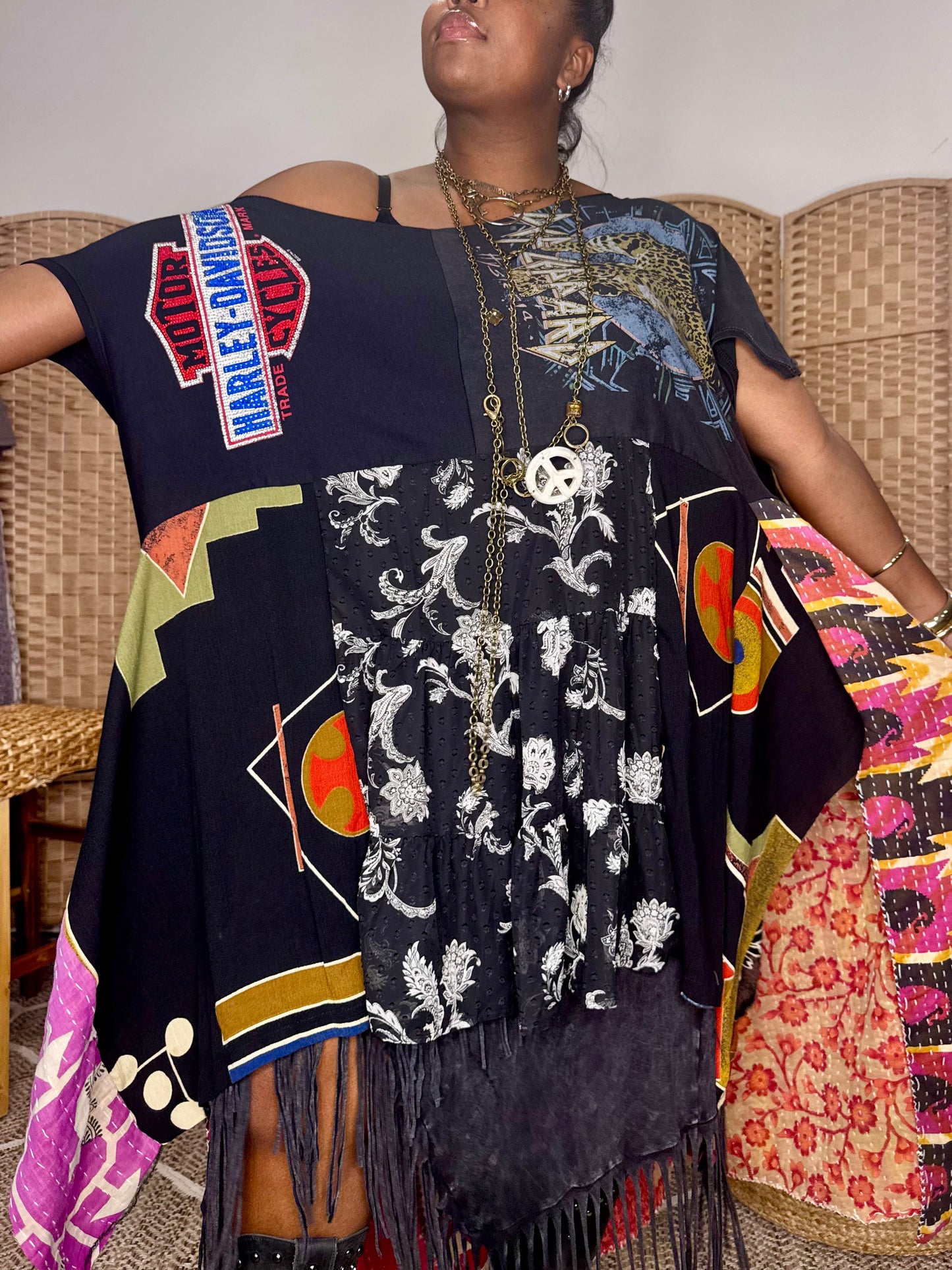 Extra Large -3XL Def Leppard/ Harley Davidson Maxi Tee