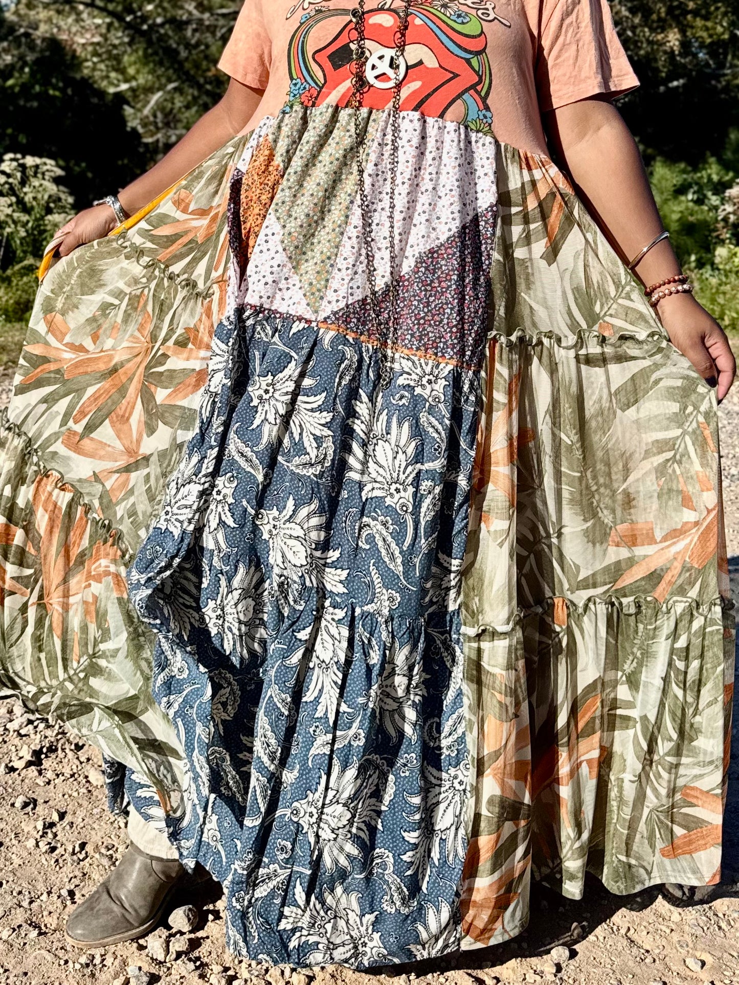 Extra Small-Extra Large Maxi Rolling Stones Tee