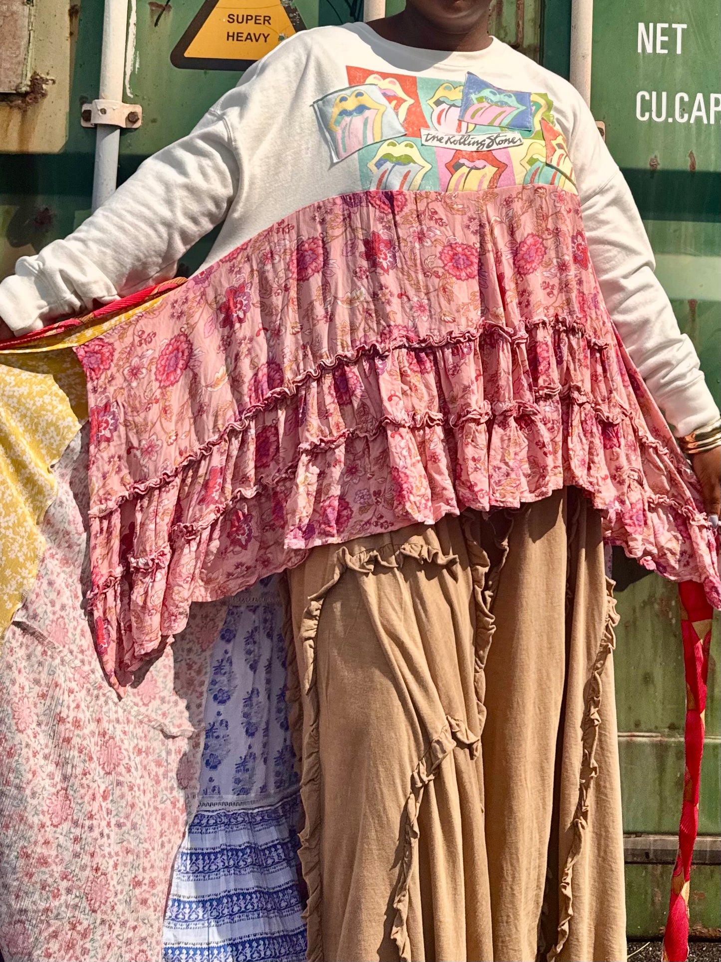 Small- 1XL Rolling Stones Crewneck Maxi Tee