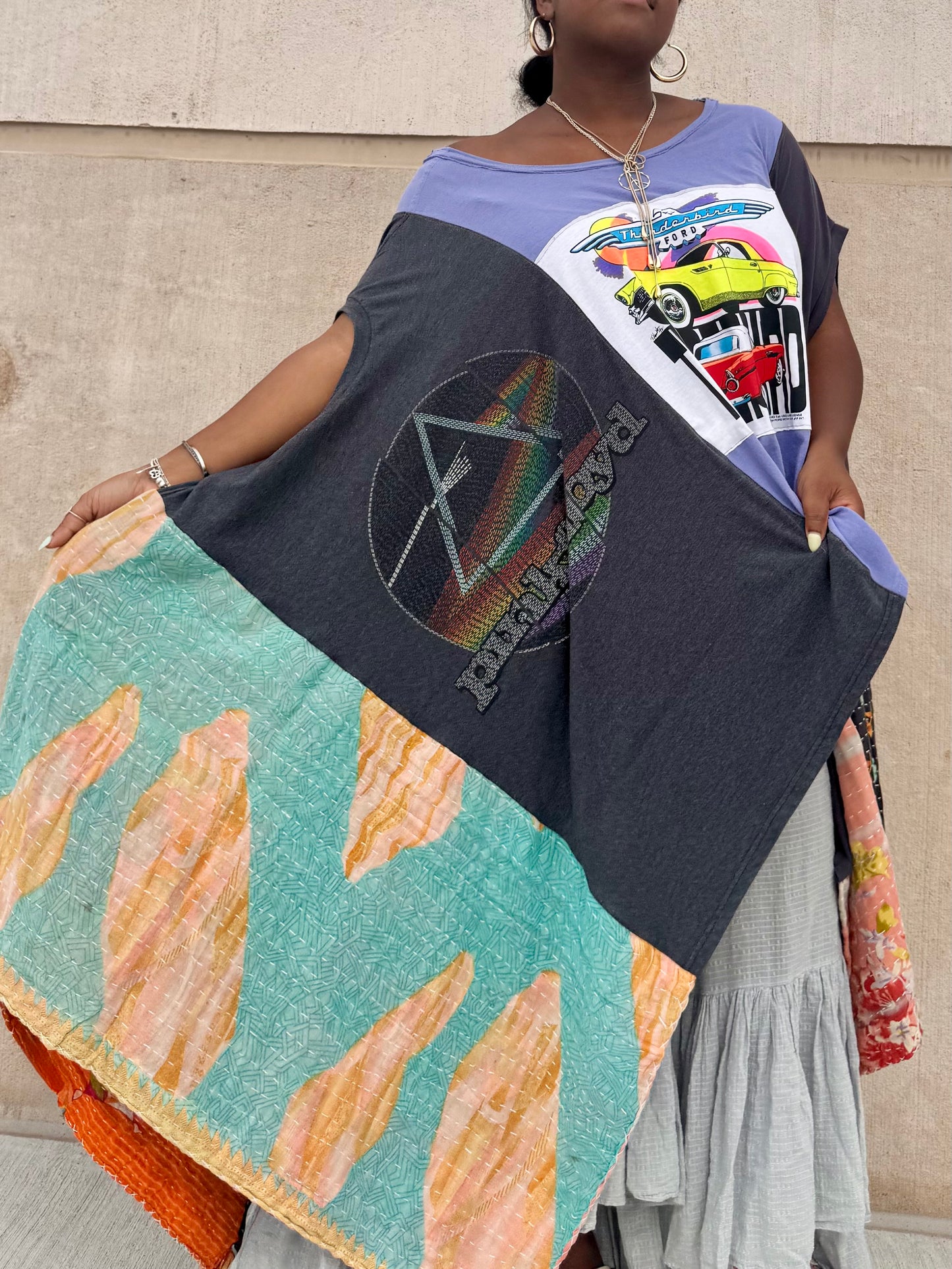 Medium-3XL Thunderbird/Queen/Pink Floyd Trio Tee