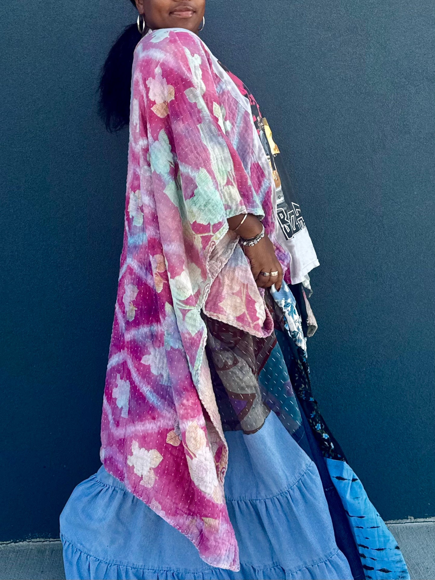 Small-3XL Ice Cube Kimono Tee