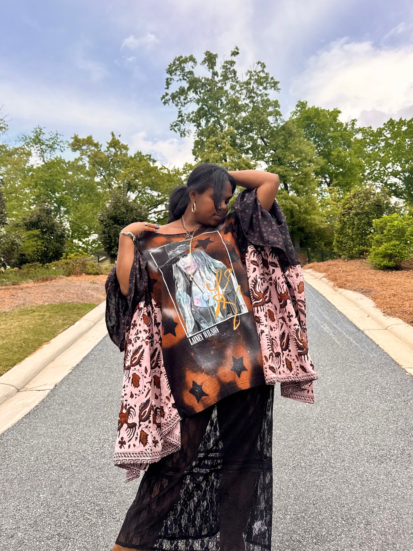 Large-4XL Lainey/Dolly Kaftan Poncho