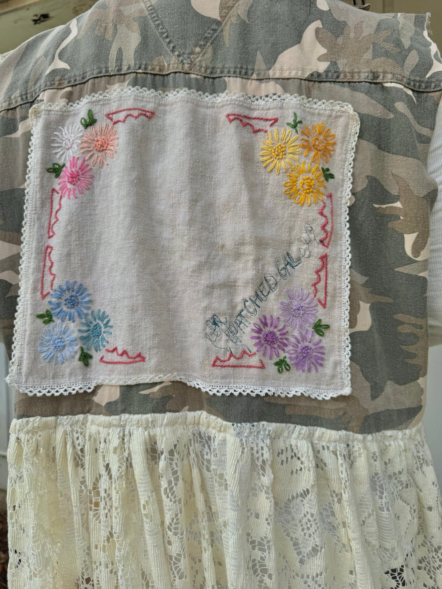 Medium-3XL Upcycled Hand Embroidered Duster