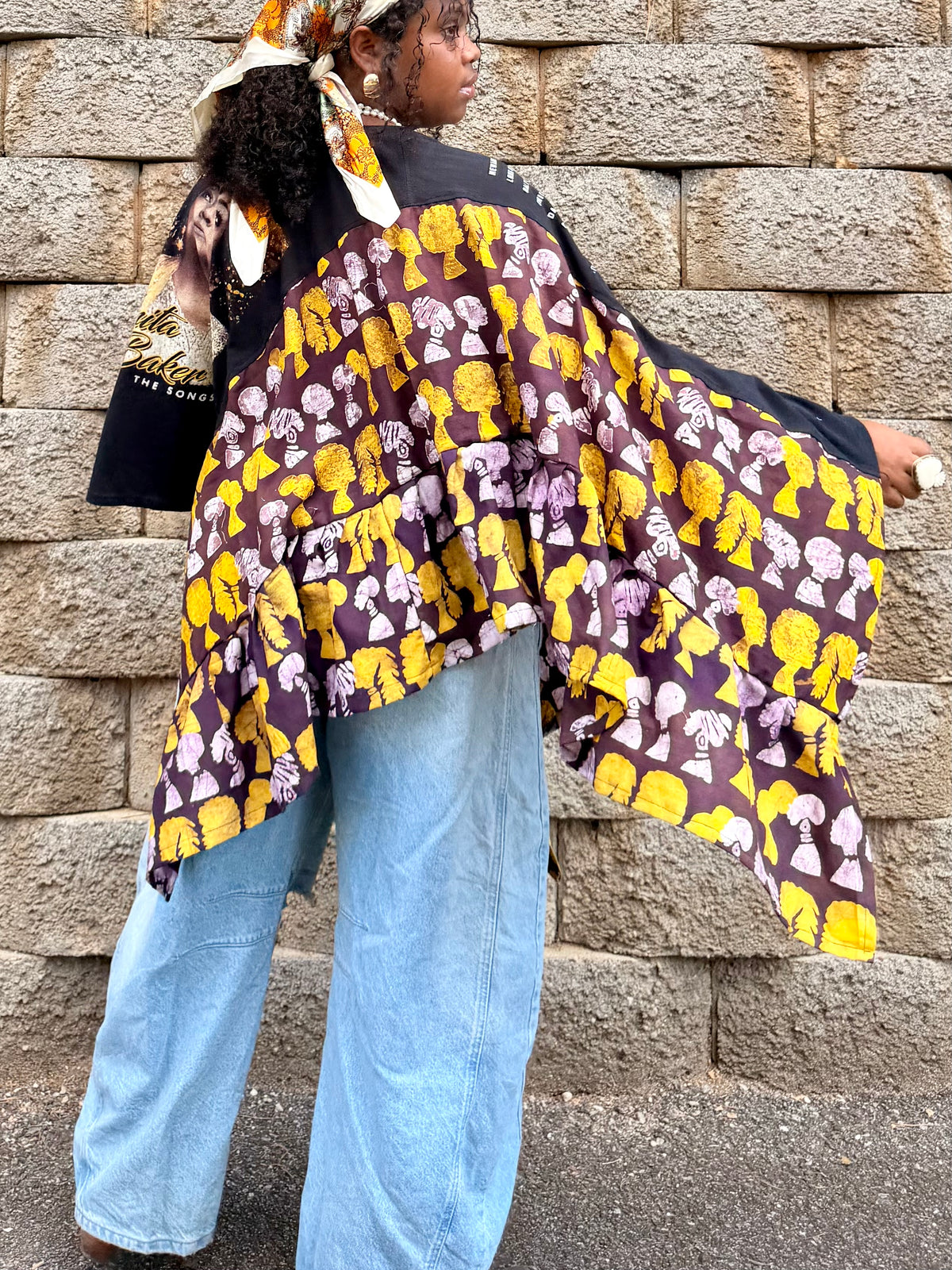Small-2XL Anita Baker Kaftan Poncho