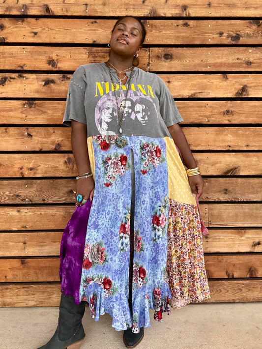 XXS-Extra Large Nirvana Maxi Tee