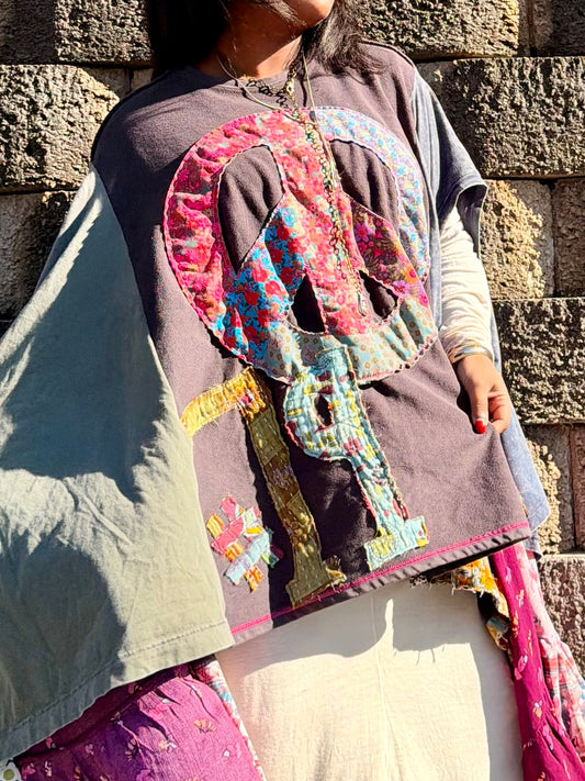 Large-5XL Peace Trio Tee