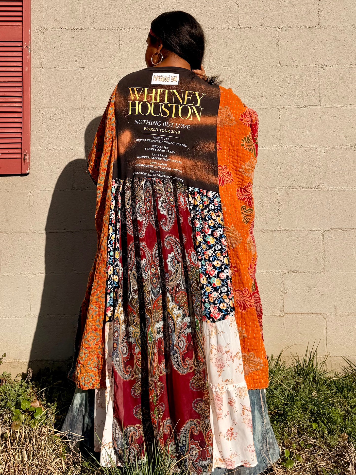 Extra Small-Extra Large Whitney Houston Kaftan Maxi Tee