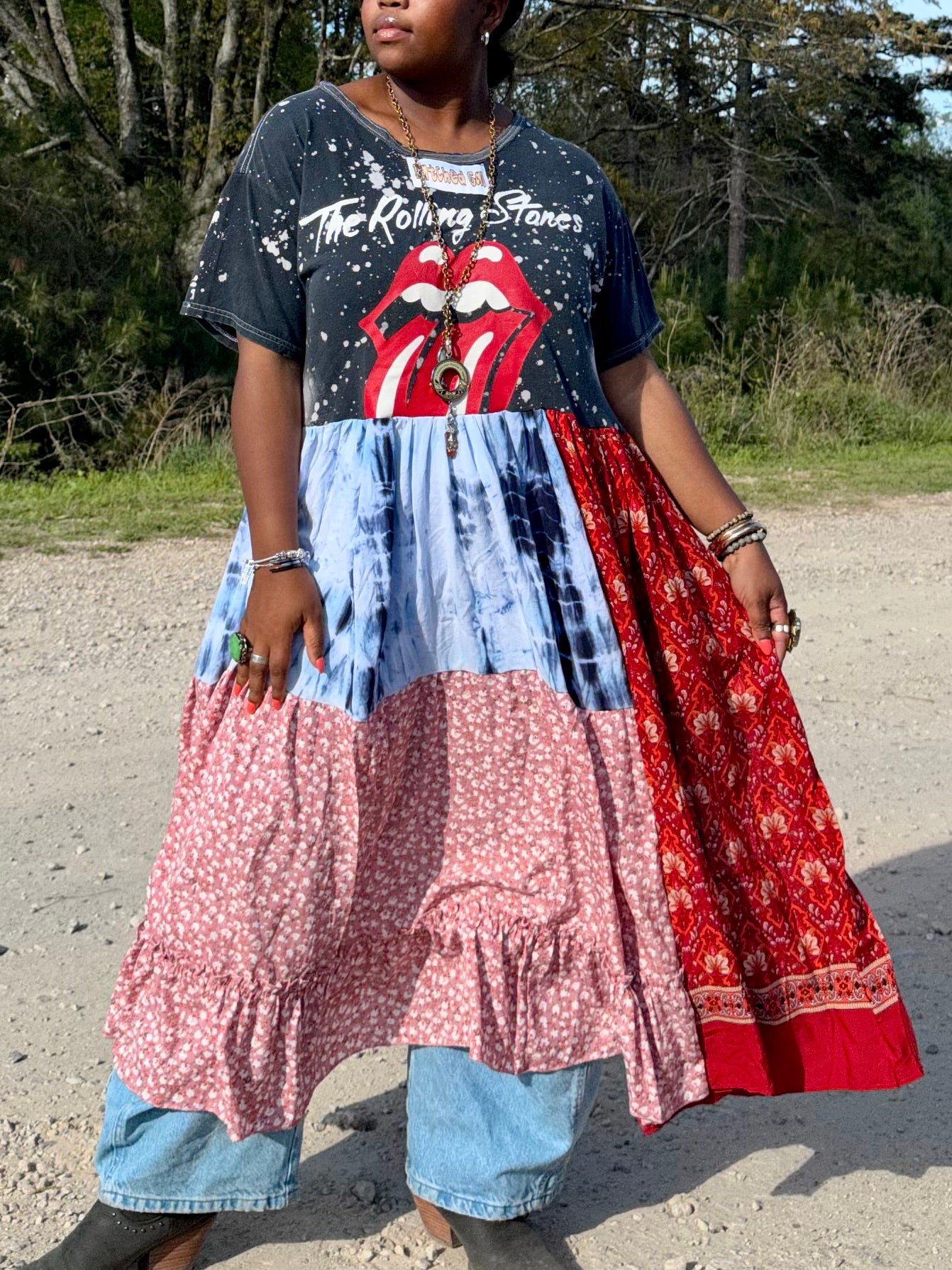 Small-2XL Rolling Stones High Low Swing Tee