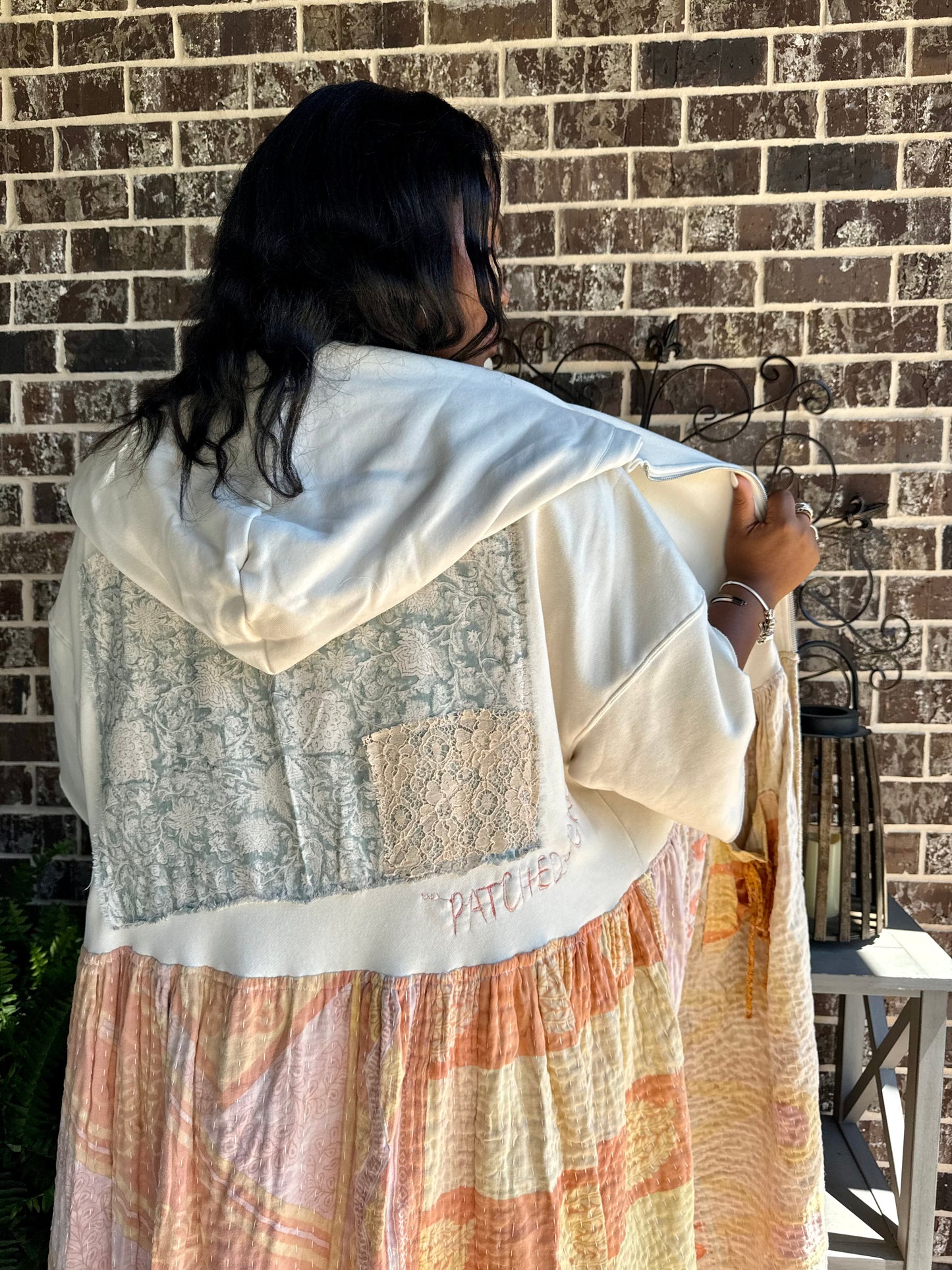 Medium-3XL Upcycled Blanket Duster