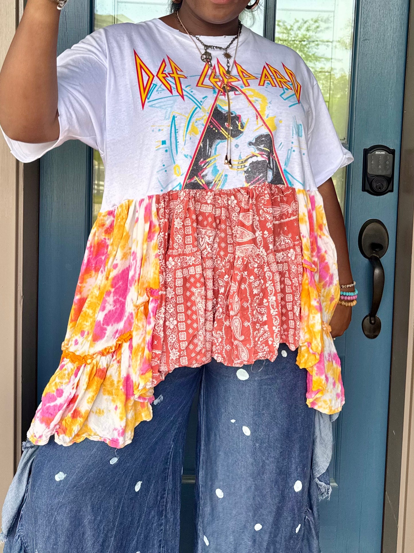 XXS-1XL Def Leppard Midi Tee