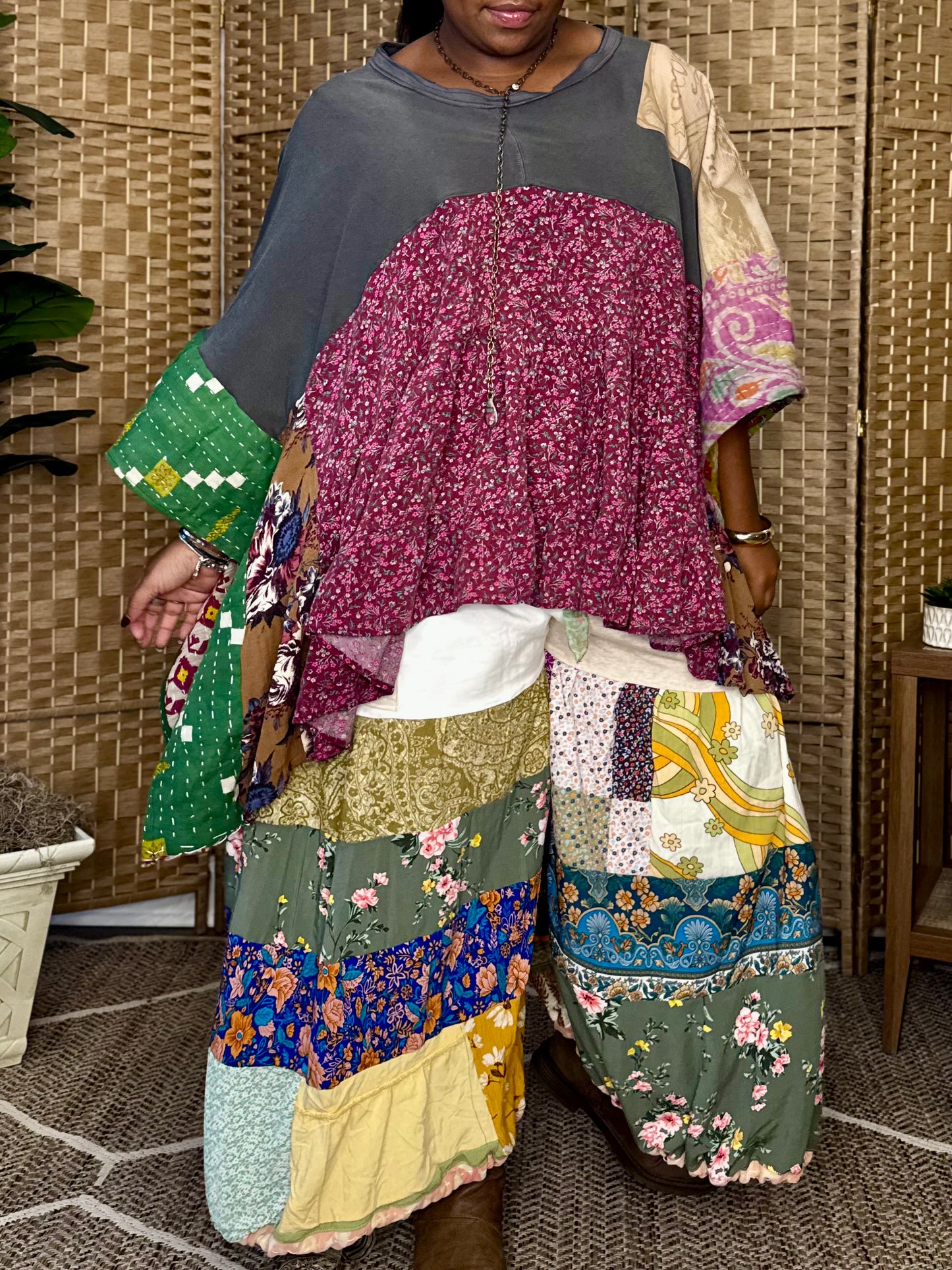 Small-4XL Stevie Nicks Kaftan Poncho